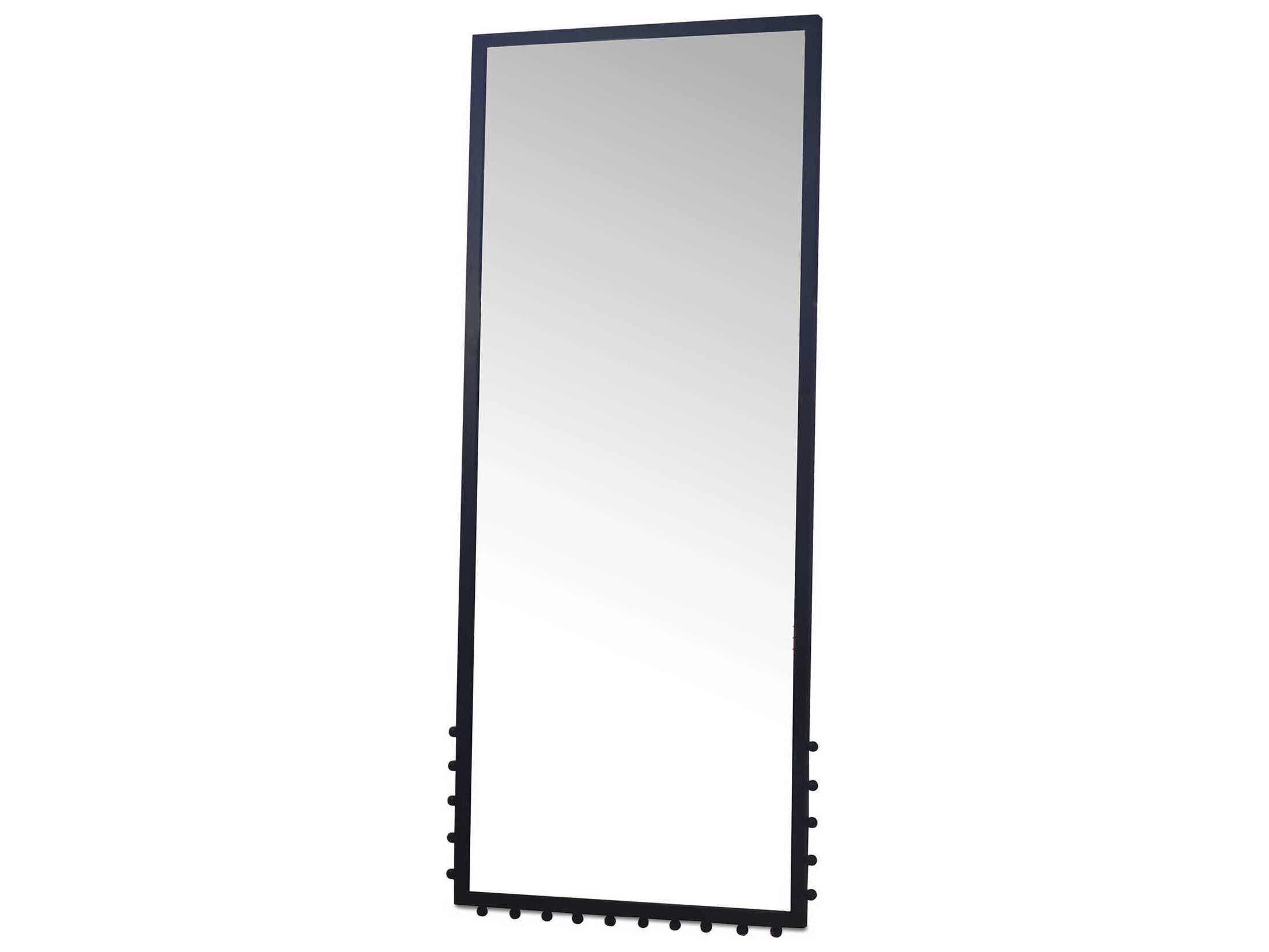 Moe's Home Figaro Black Rectangular Floor Mirror