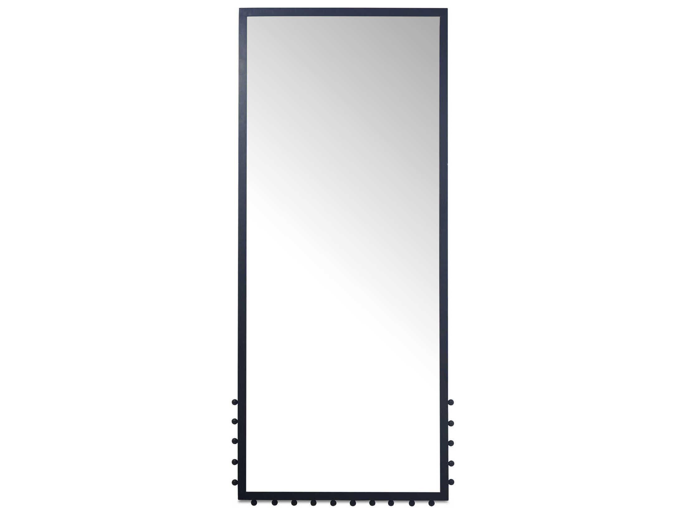 Moe's Home Figaro Black Rectangular Floor Mirror