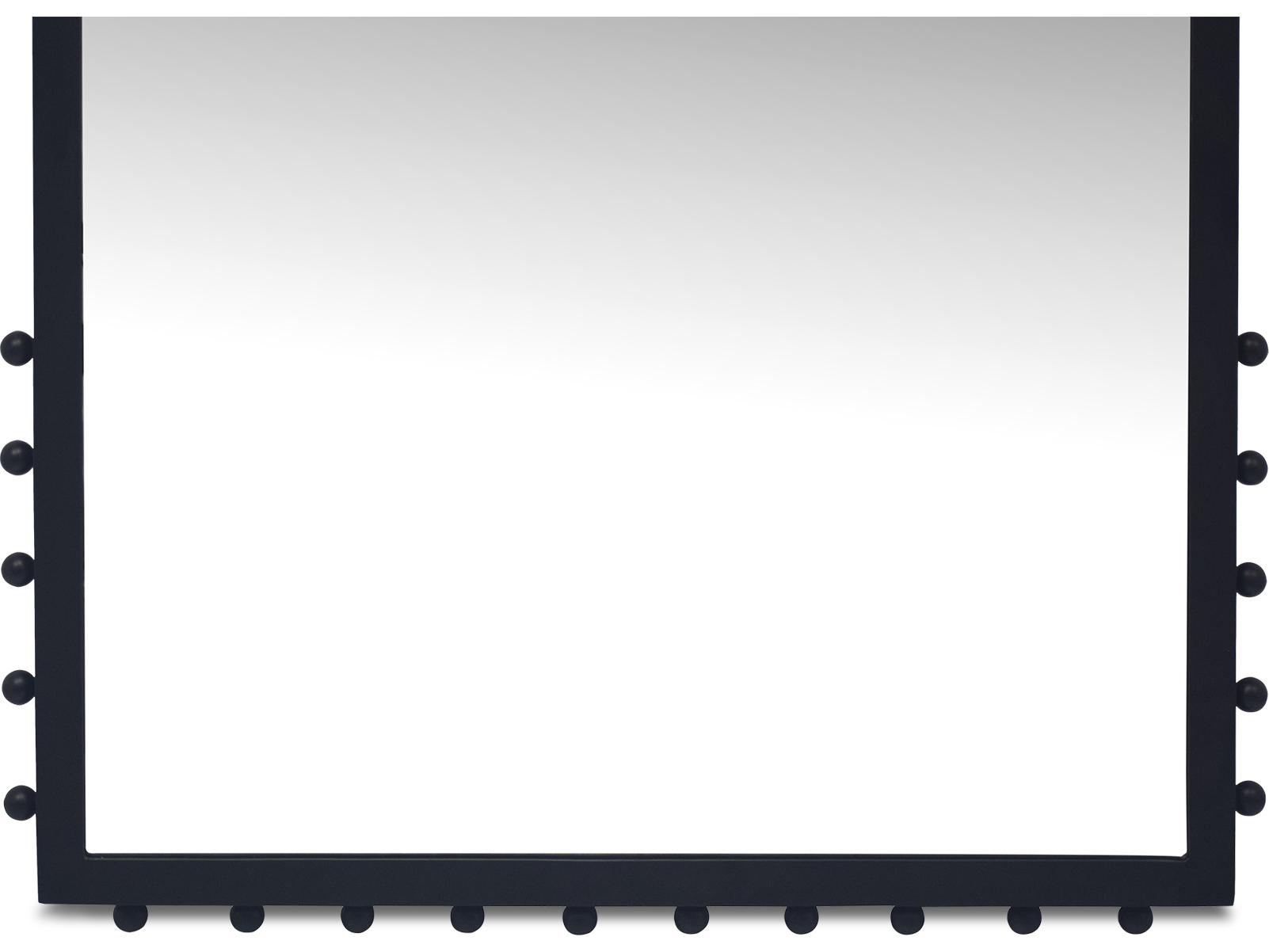 Moe's Home Figaro Black Rectangular Floor Mirror