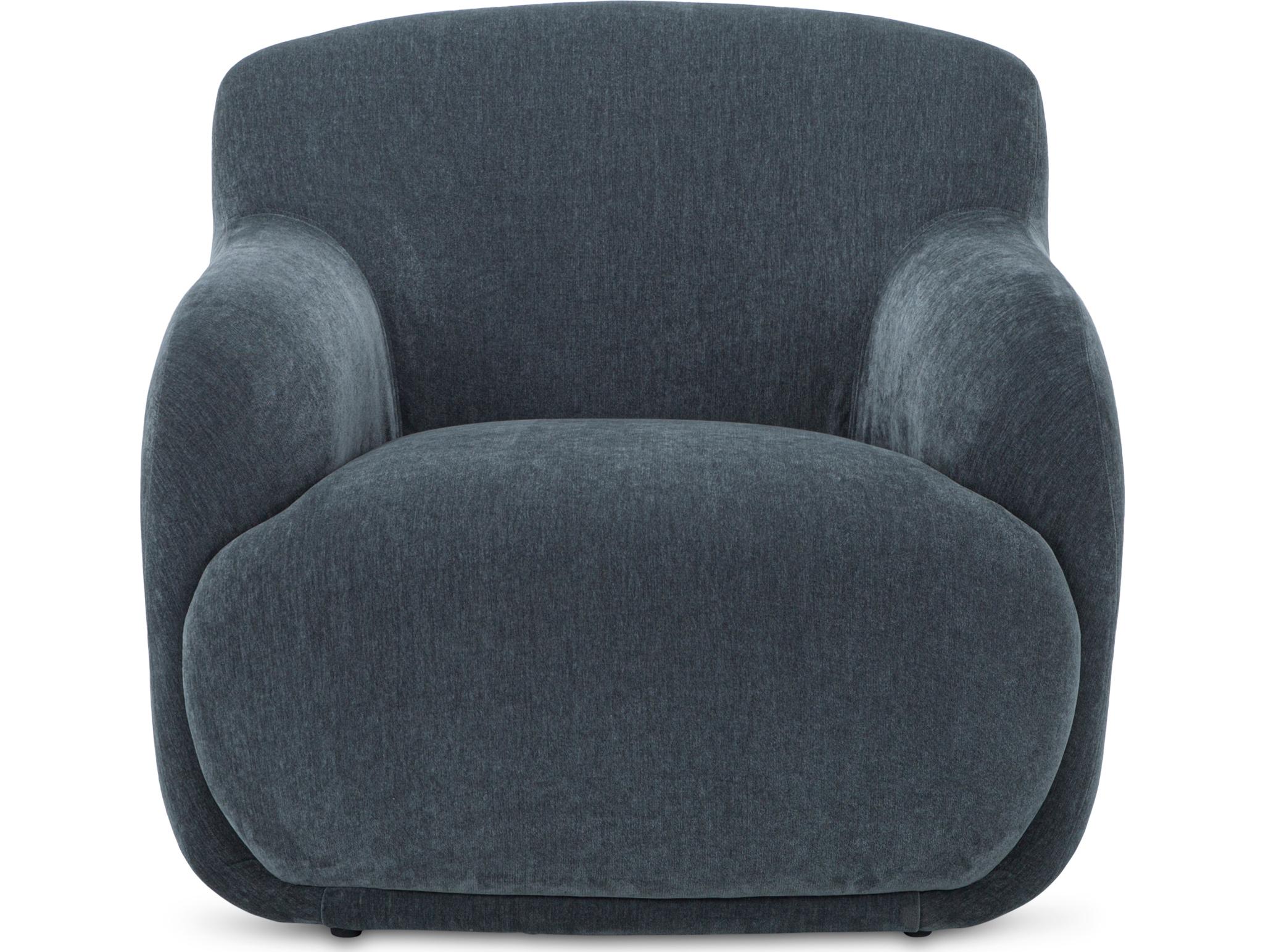 Moe's Home Stevie Lounge Chair Slate Blue