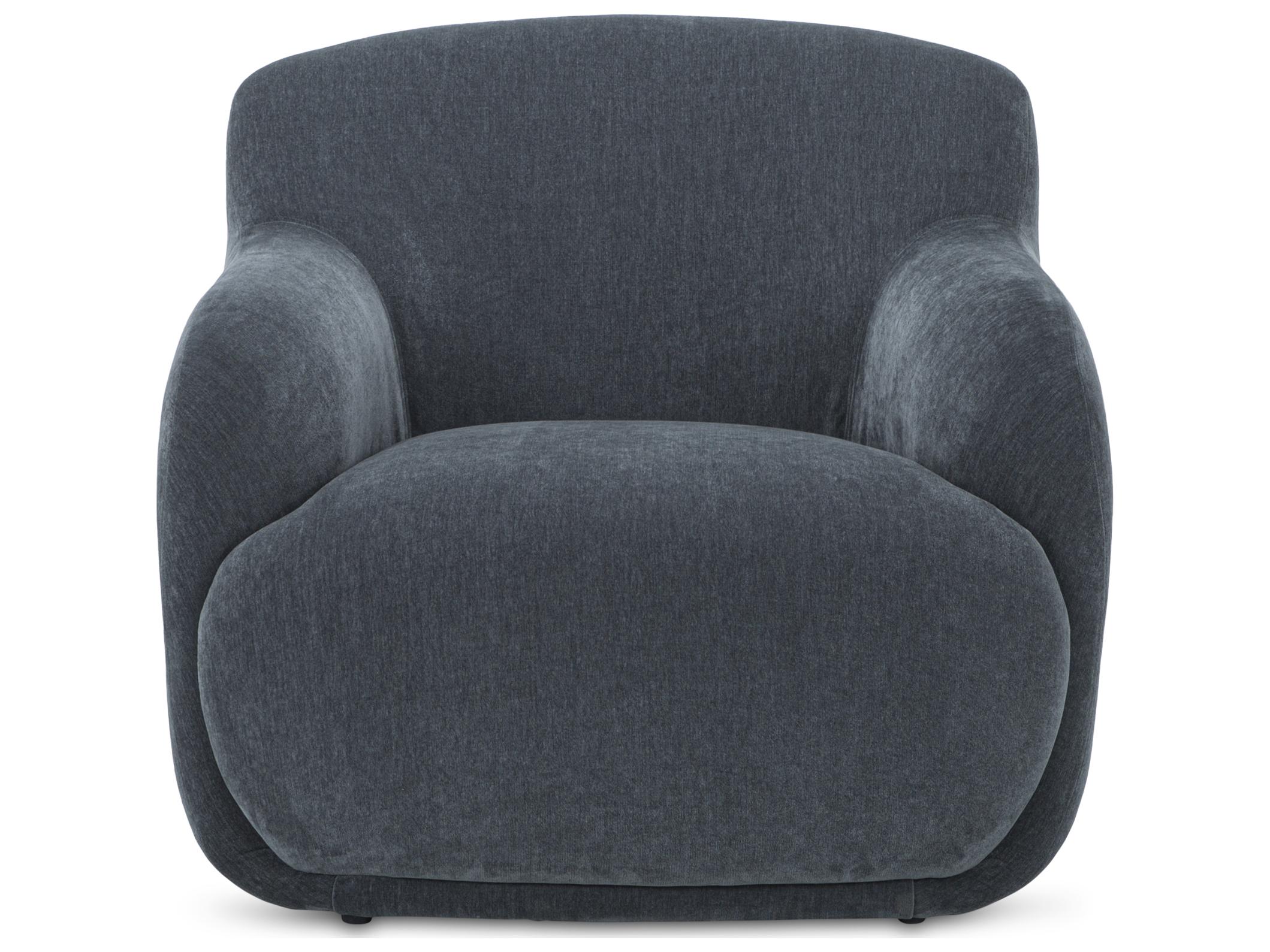 Moe's Home Stevie Lounge Chair Slate Blue