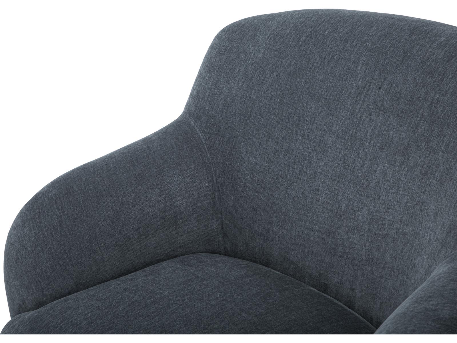Moe's Home Stevie Lounge Chair Slate Blue