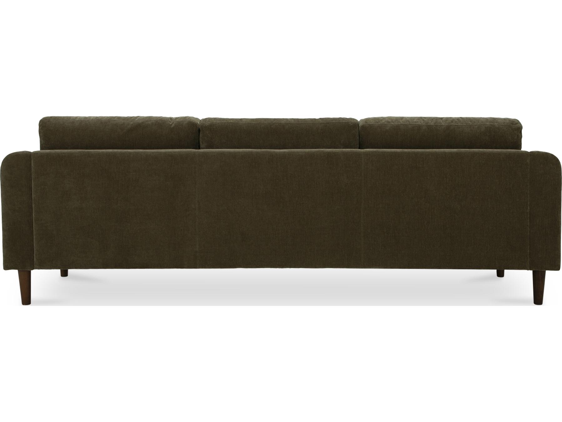 Moe's Home Quinn Sectional Cedar Green