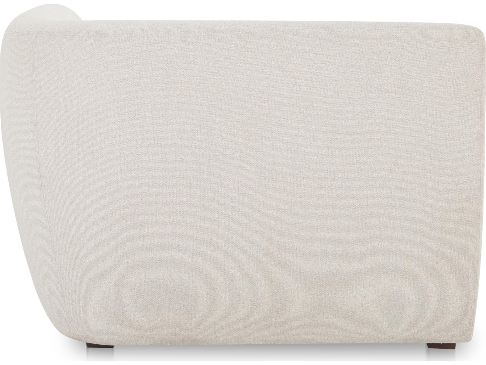 Moe's Home Amelia Corner Chair Warm White