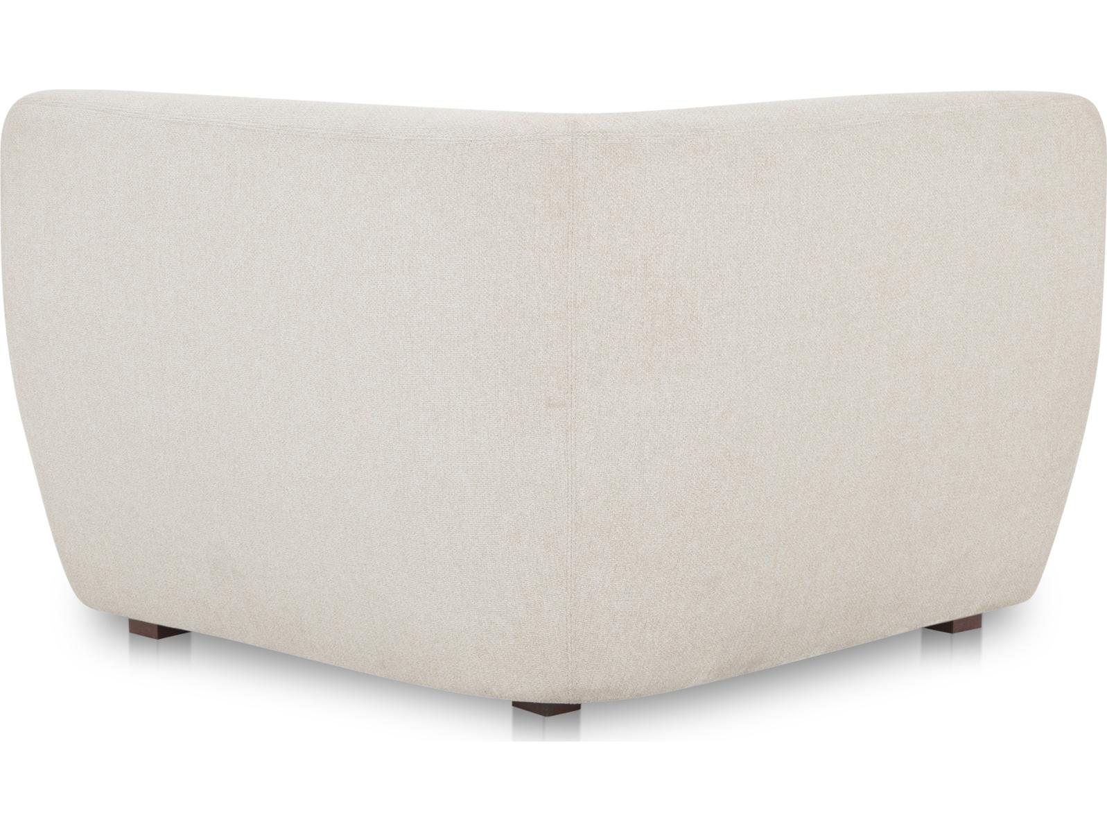 Moe's Home Amelia Corner Chair Warm White