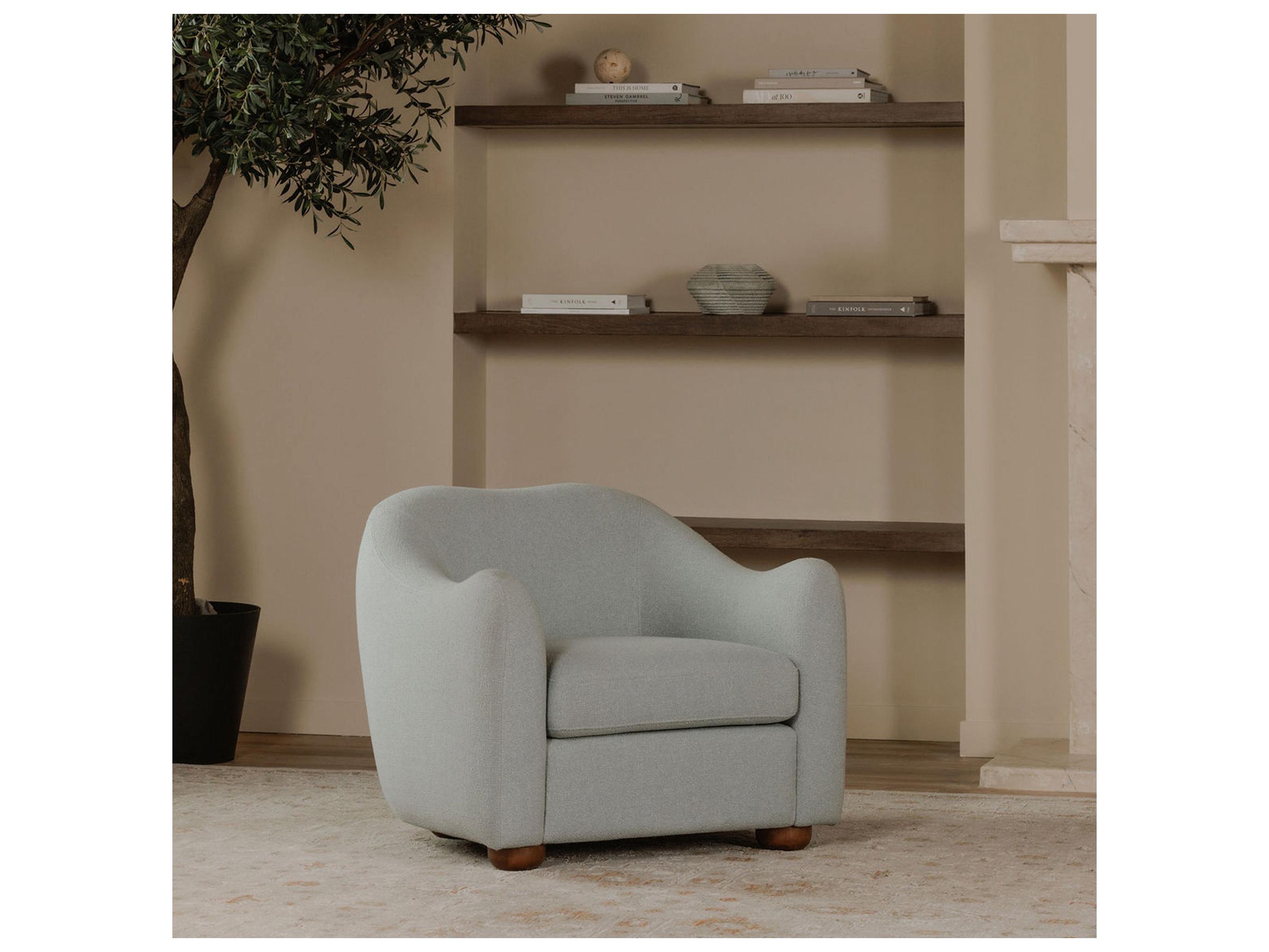 Moe's Home Bria Blue Accent Chair