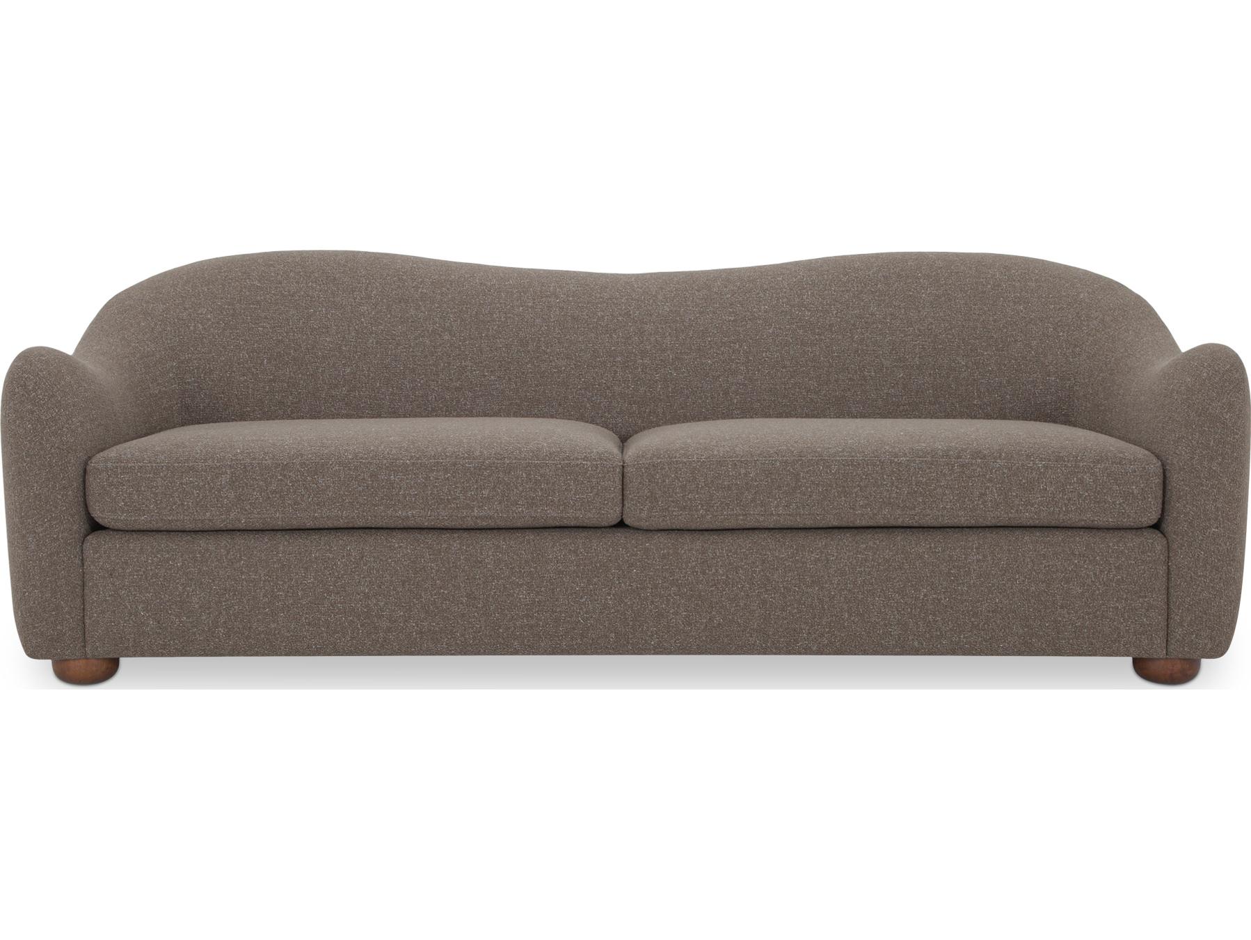 Moe's Home Bria Brown Upholstered Sofa