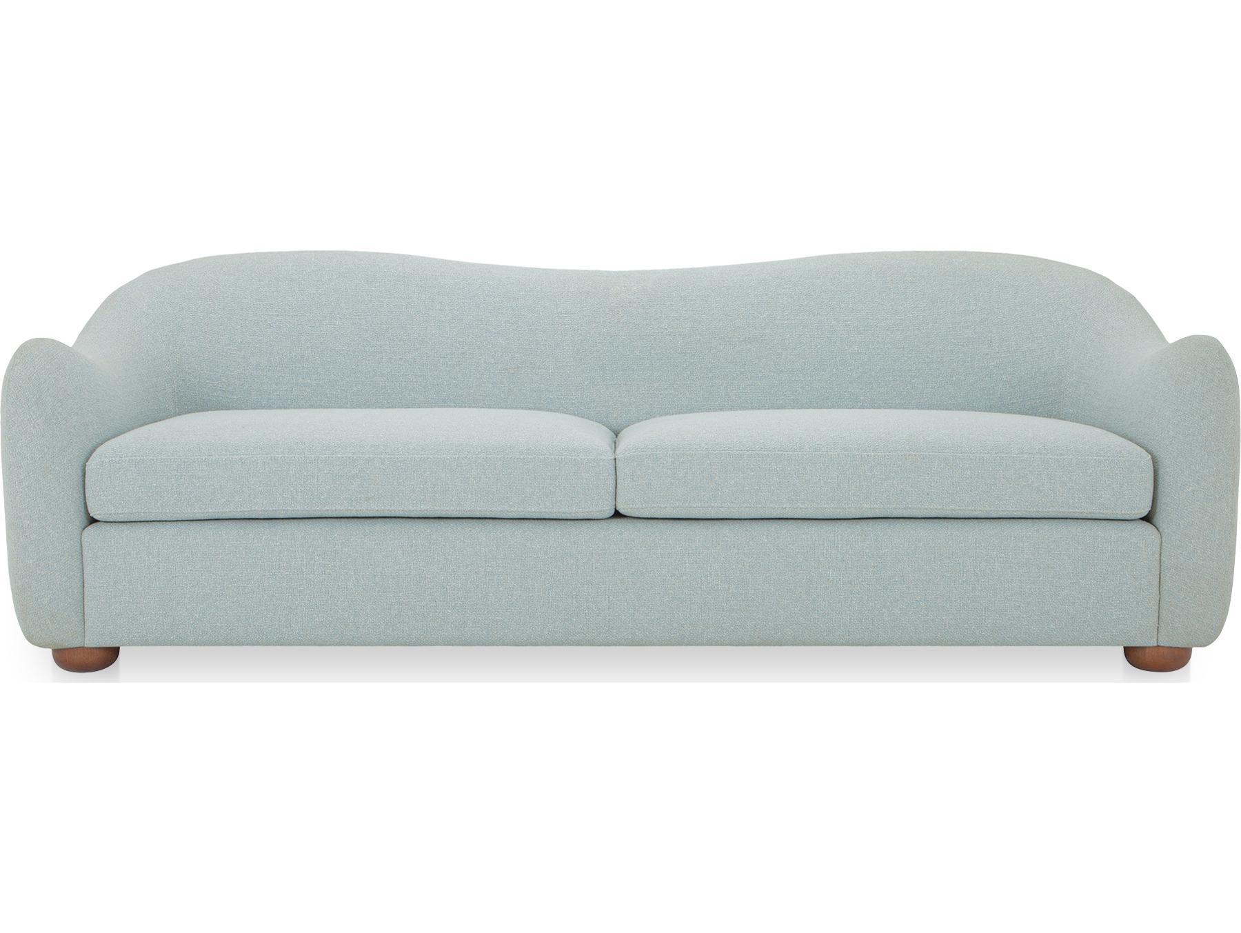Moe's Home Bria Blue Upholstered Sofa