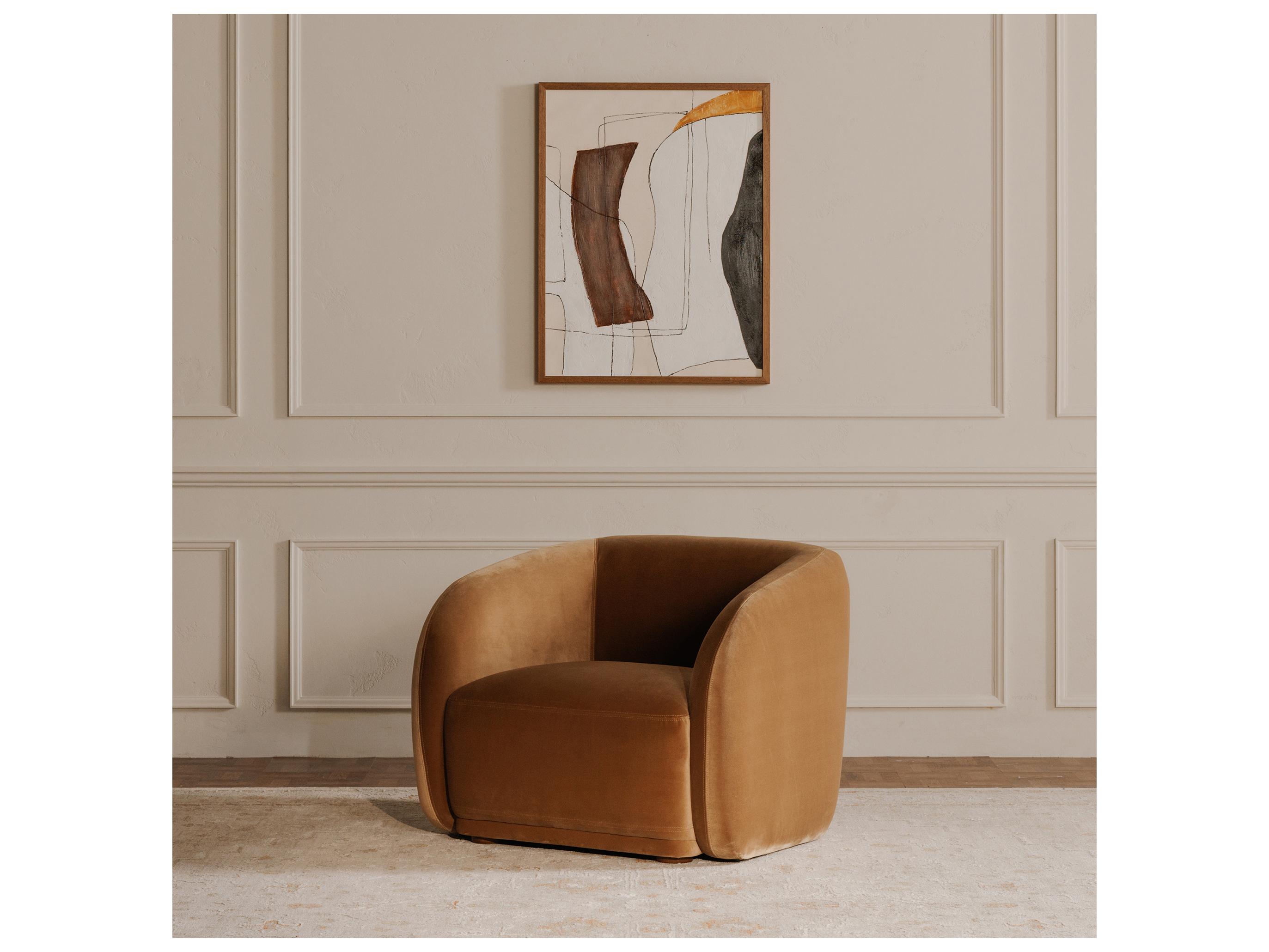 Moe's Home Faye Brown Accent Chair