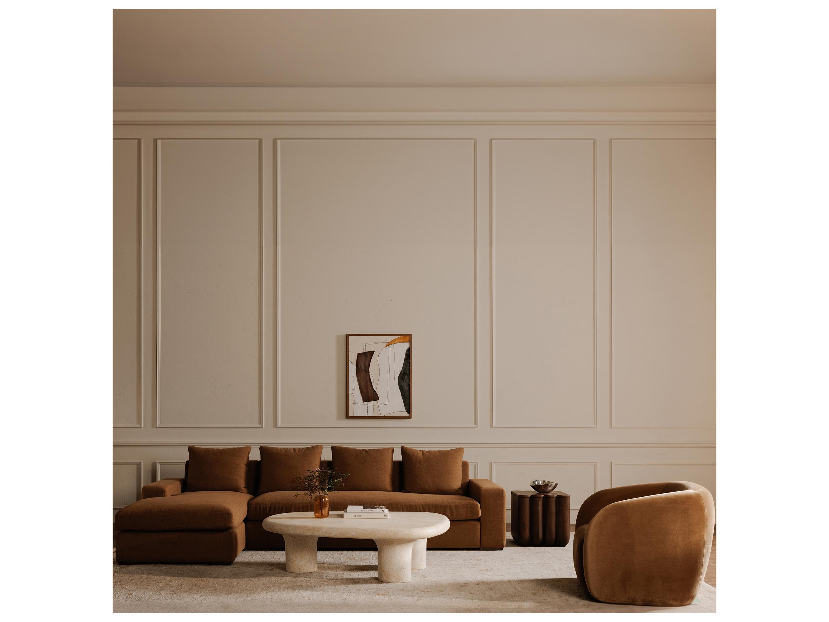 Moe's Home Faye Brown Accent Chair