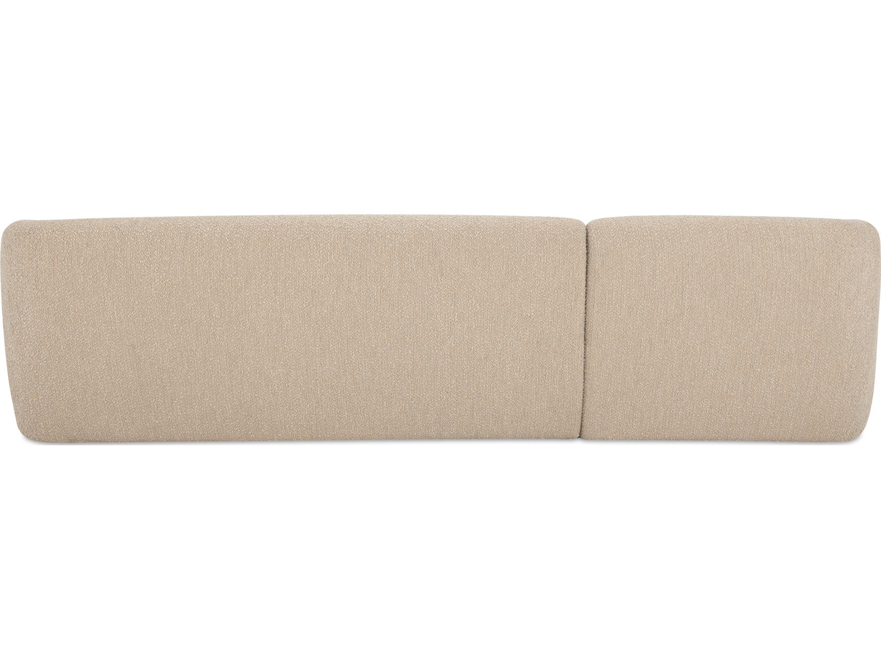 Moe's Home Faye Beige Upholstered Sectional Sofa