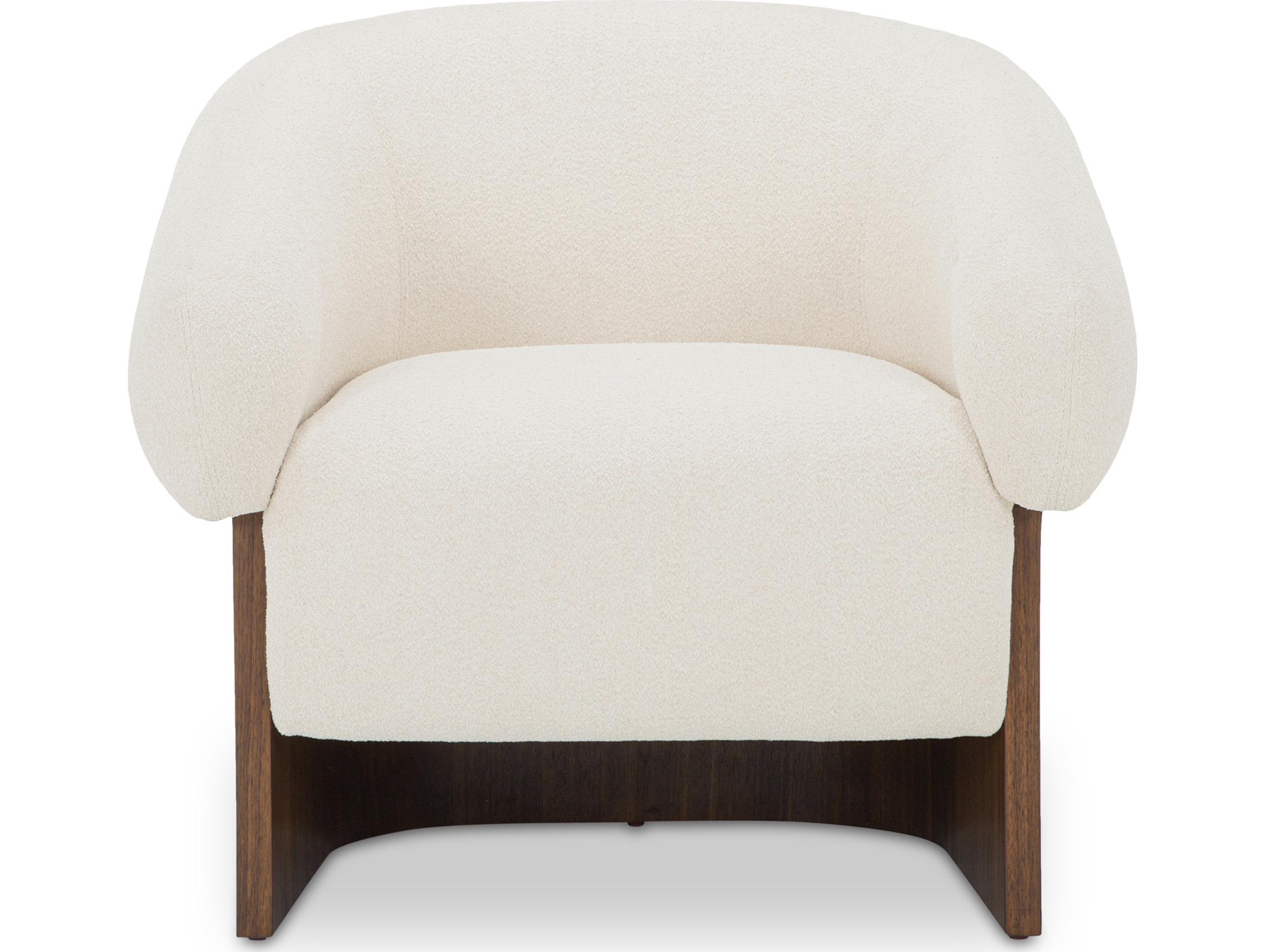 Moe's Home Otto White Accent Chair