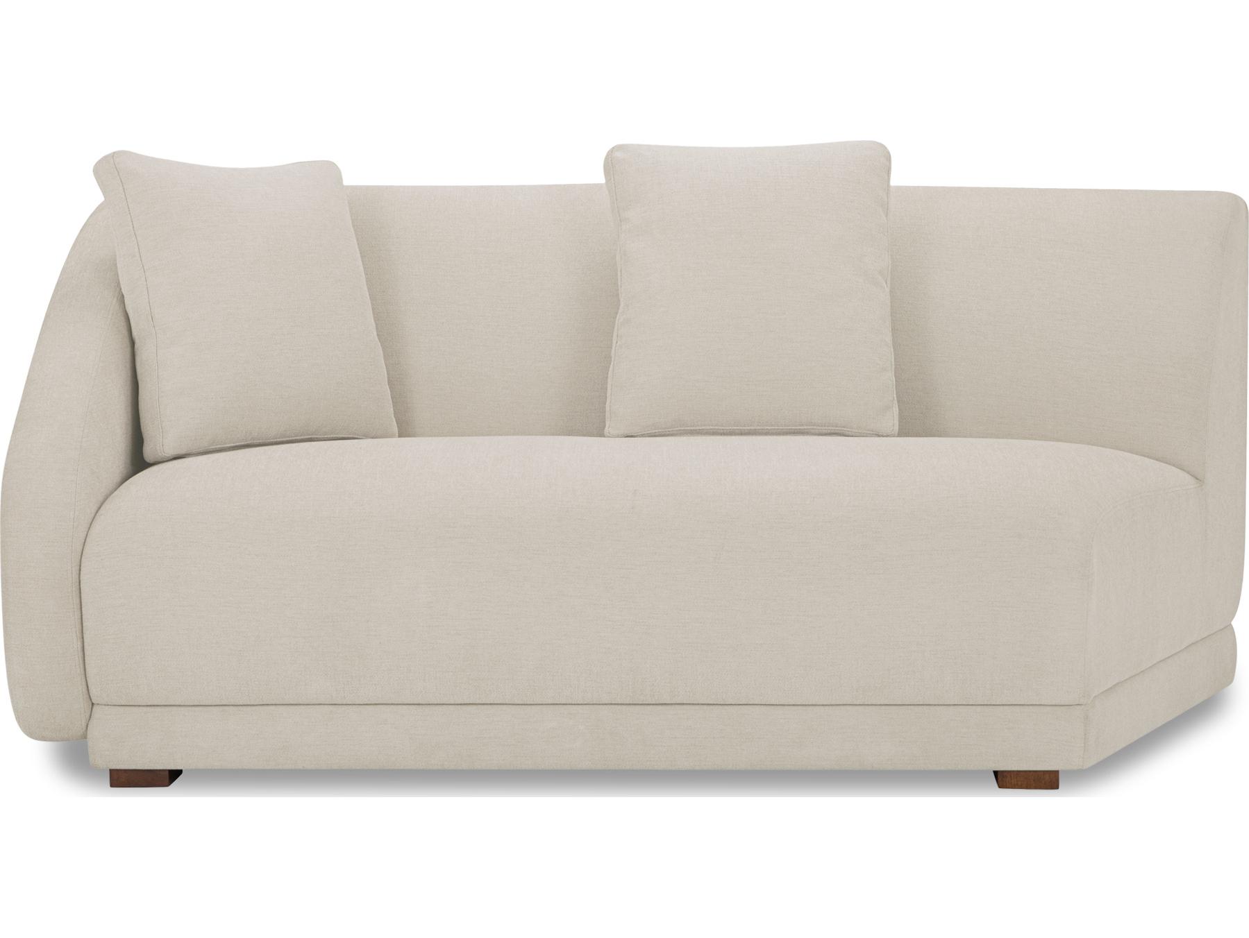 Moe's Home Fraser Beige Left Arm Facing Upholstered Sofa