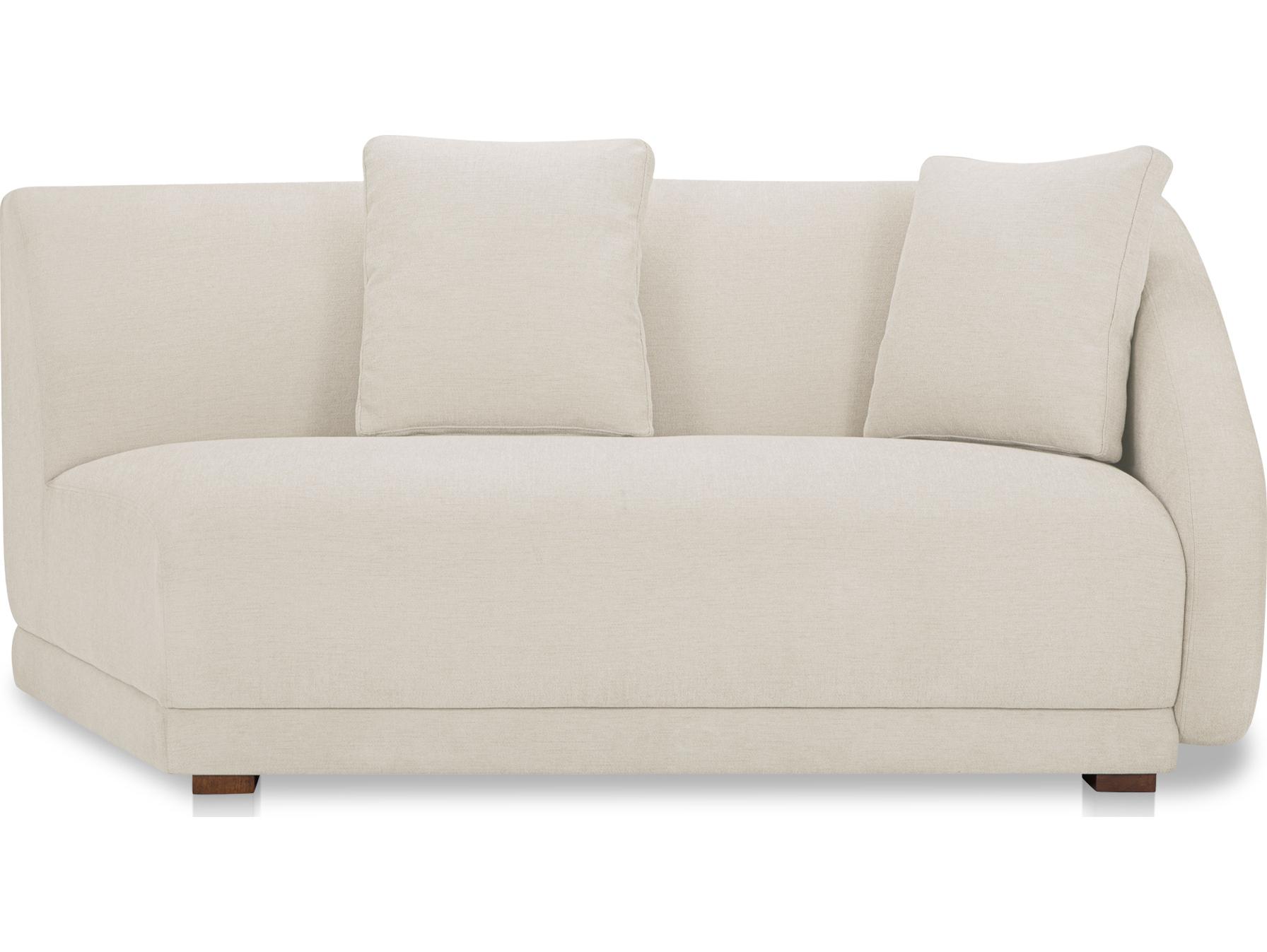 Moe's Home Fraser Beige Right Arm Facing Upholstered Sofa