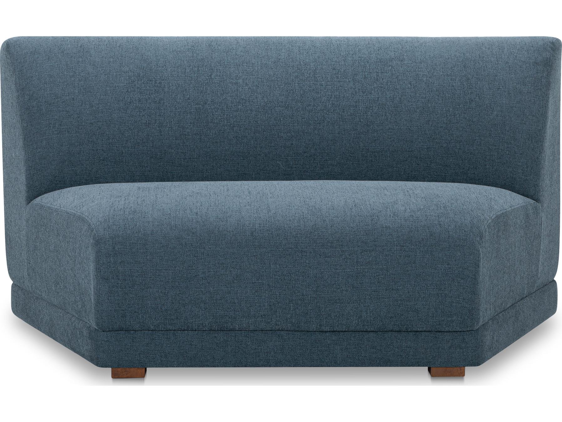 Moe's Home Fraser Blue Wedge Chair