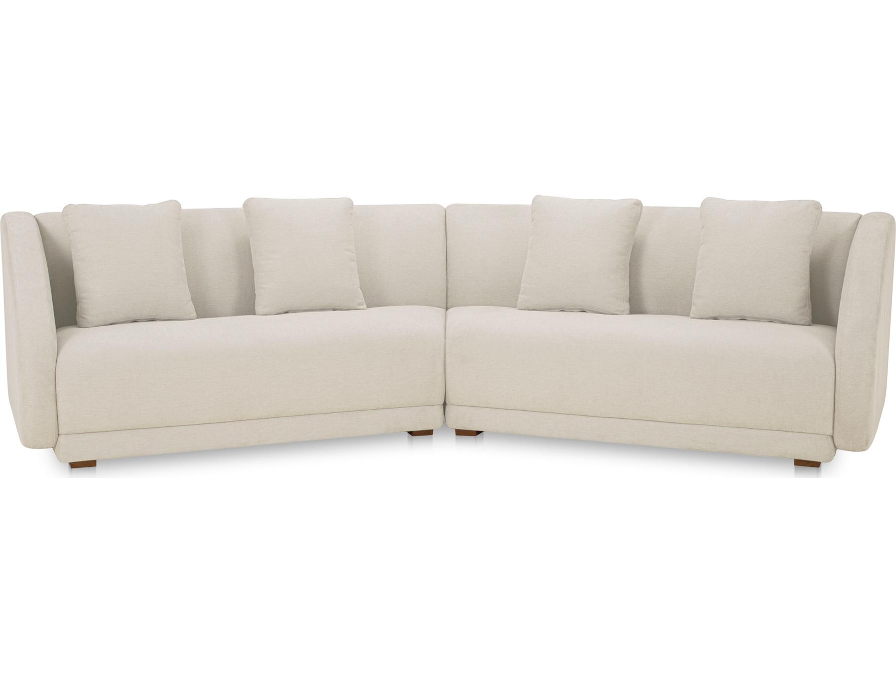 Moe's Home Fraser Beige Upholstered Sofa