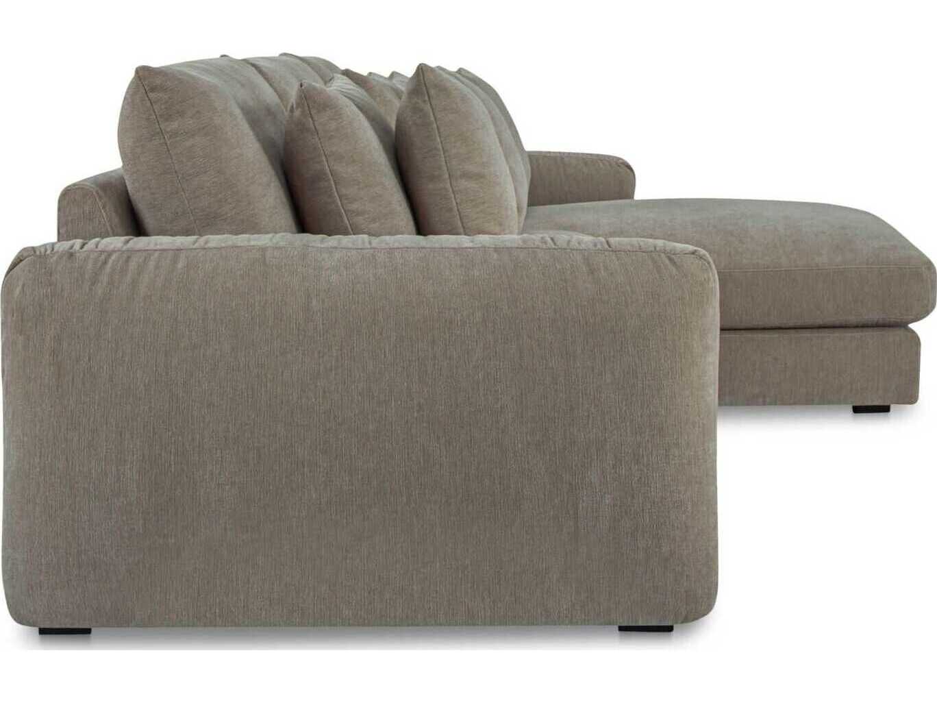 Moe's Home Berga Gray Upholstered Sectional Sofa