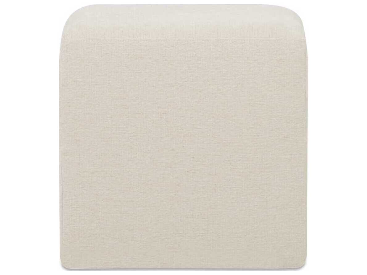 Moe's Home Aidy Oat Upholstered Accent Stool