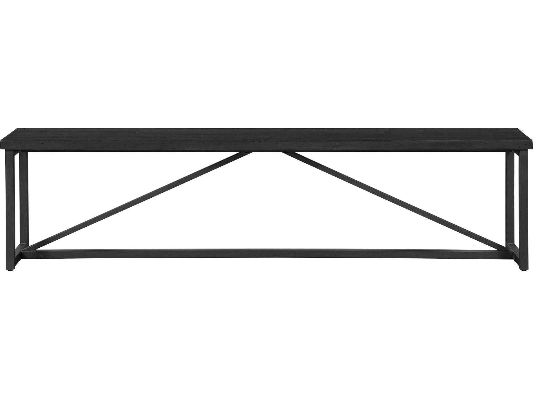 Moe's Home Sierra Black Accent Bench
