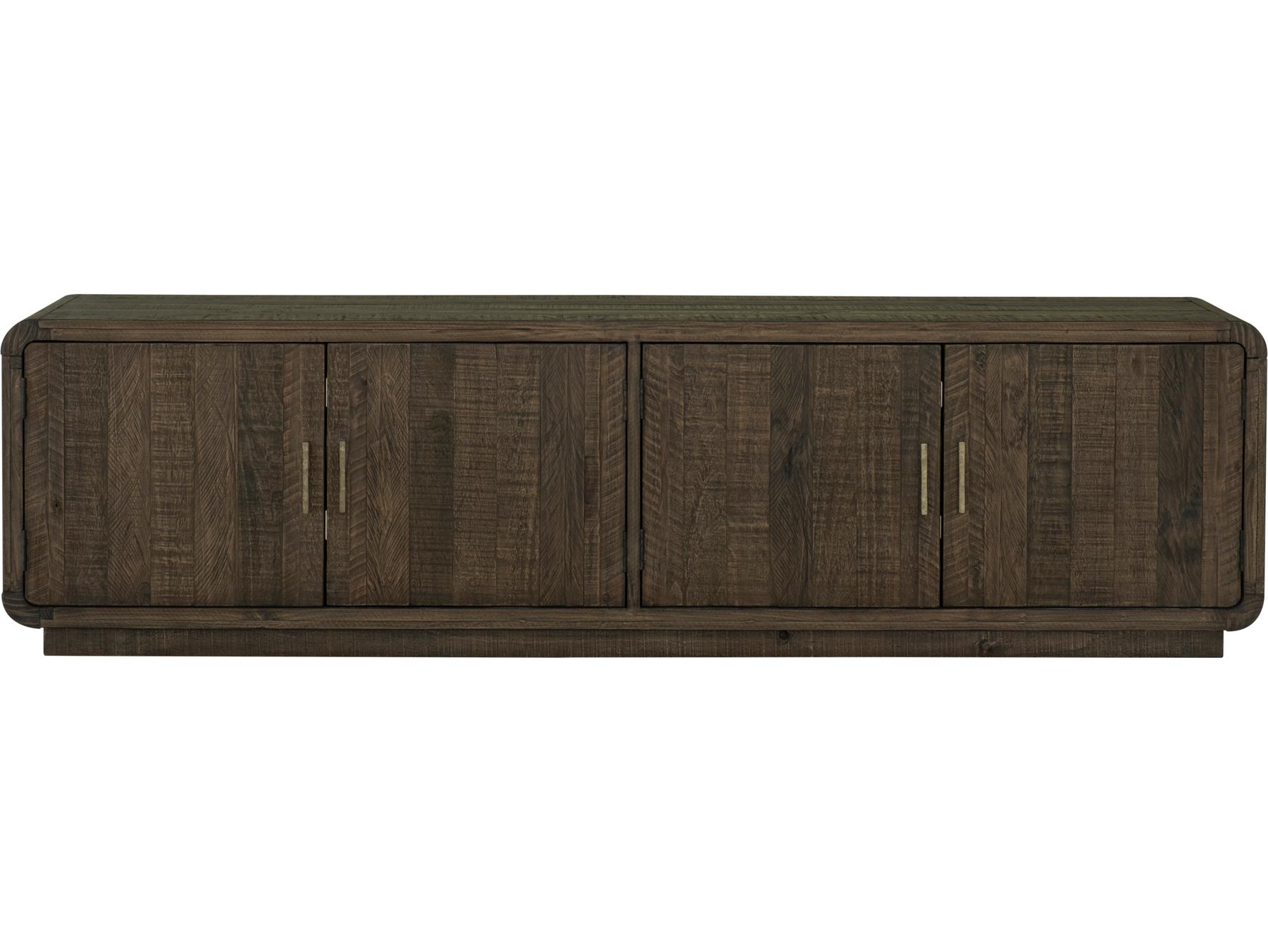 Moe's Home Monterey 82" Pine Wood Brown Media Console