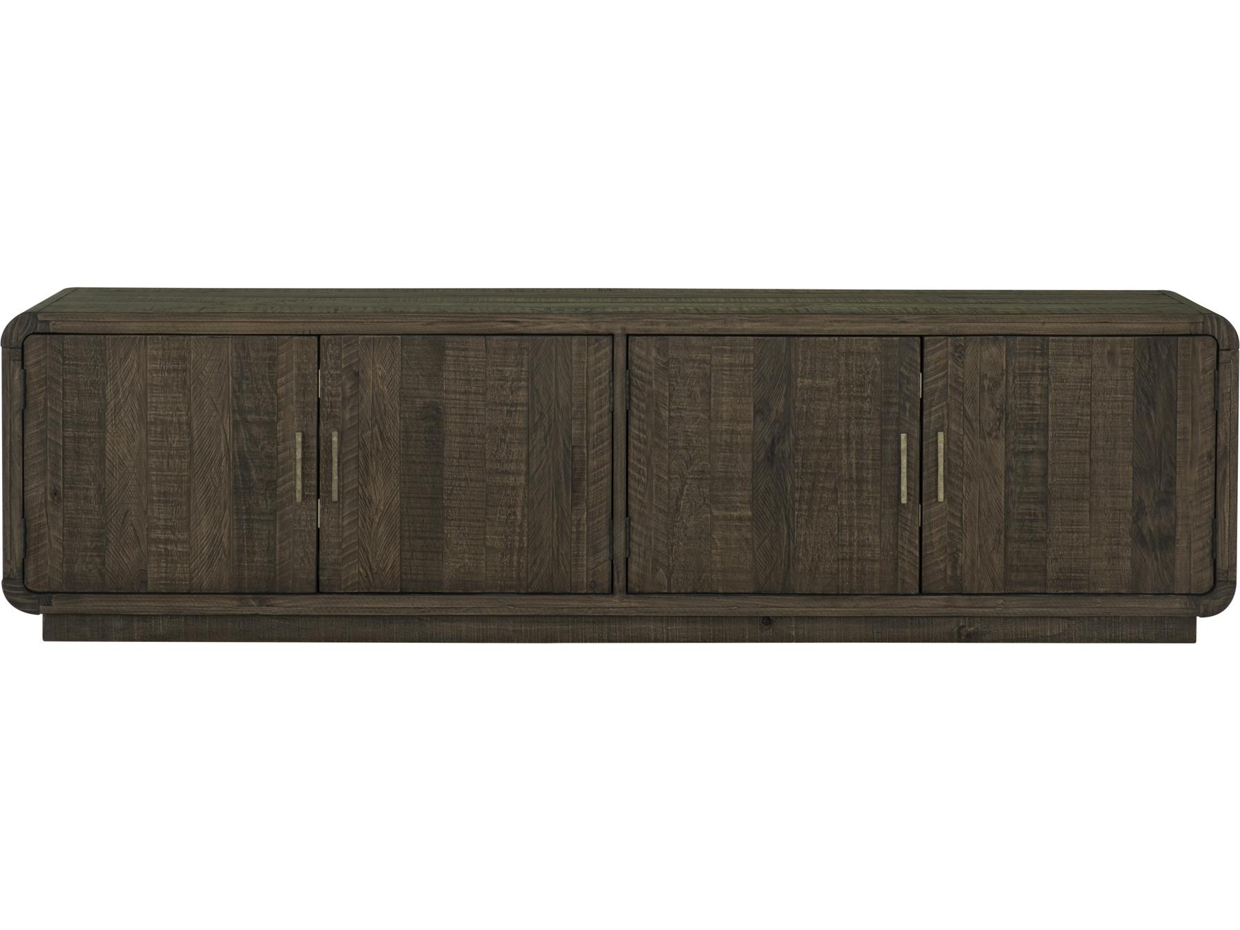 Moe's Home Monterey 82" Pine Wood Brown Media Console
