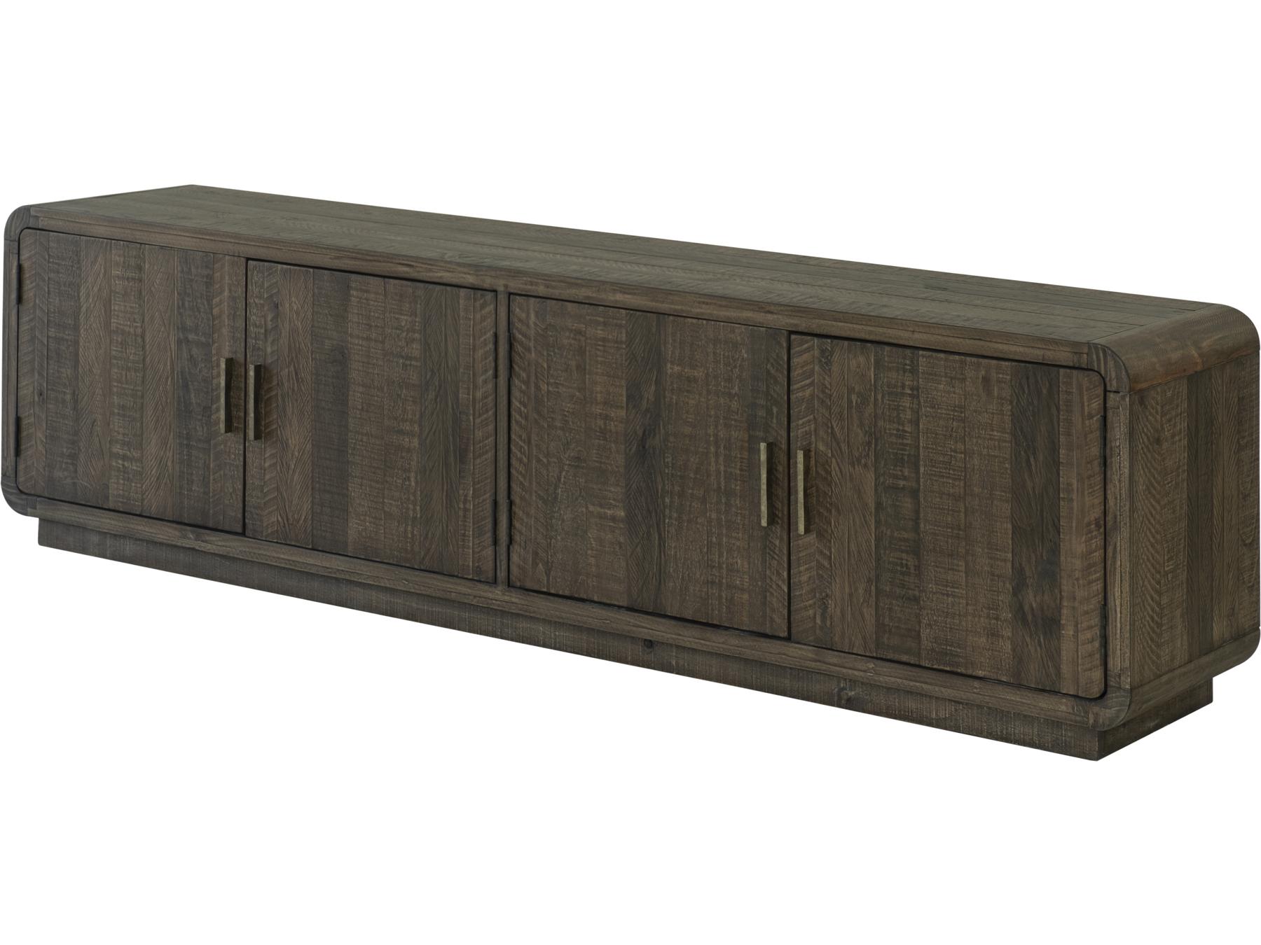 Moe's Home Monterey 82" Pine Wood Brown Media Console