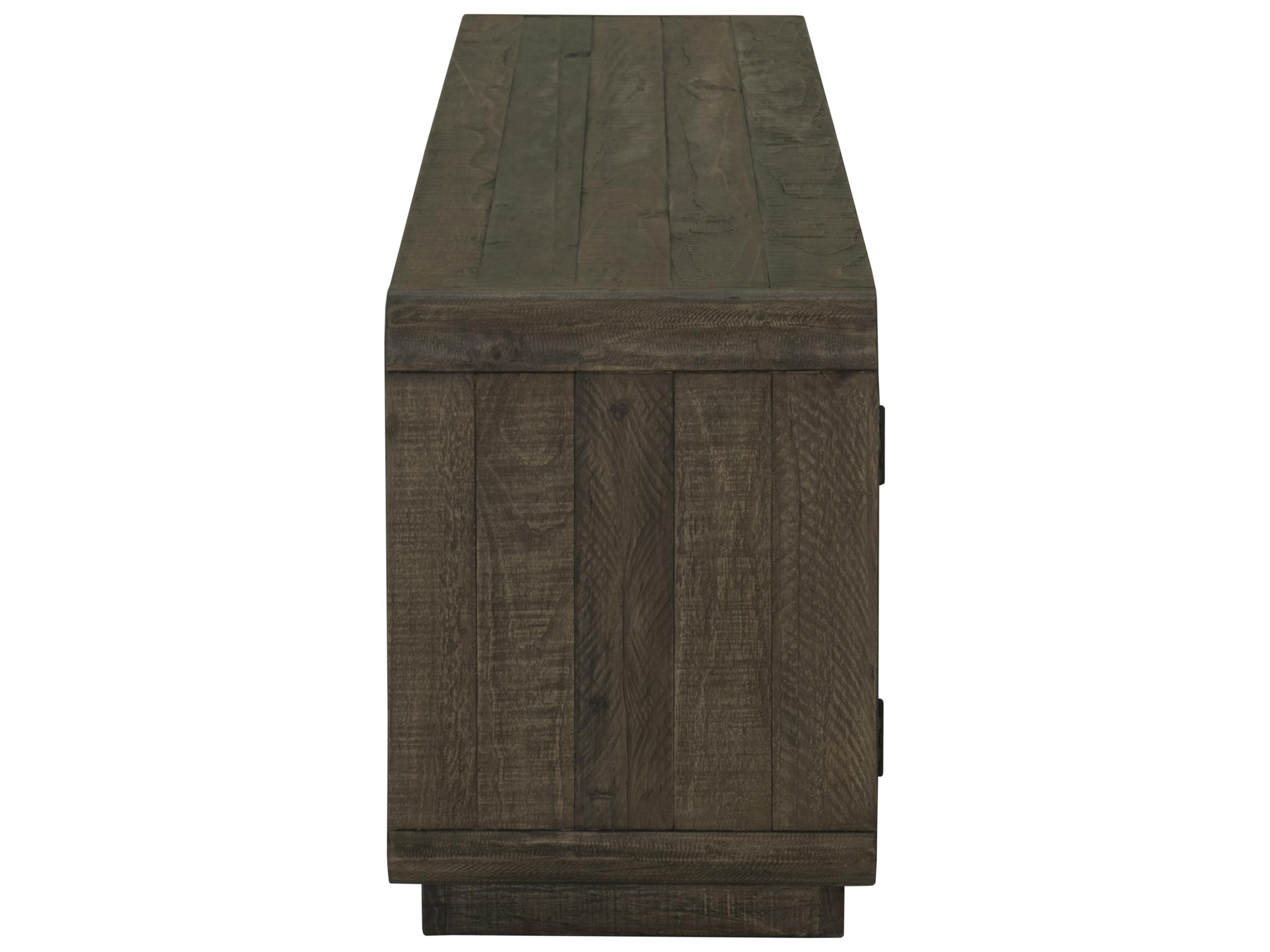 Moe's Home Monterey 82" Pine Wood Brown Media Console