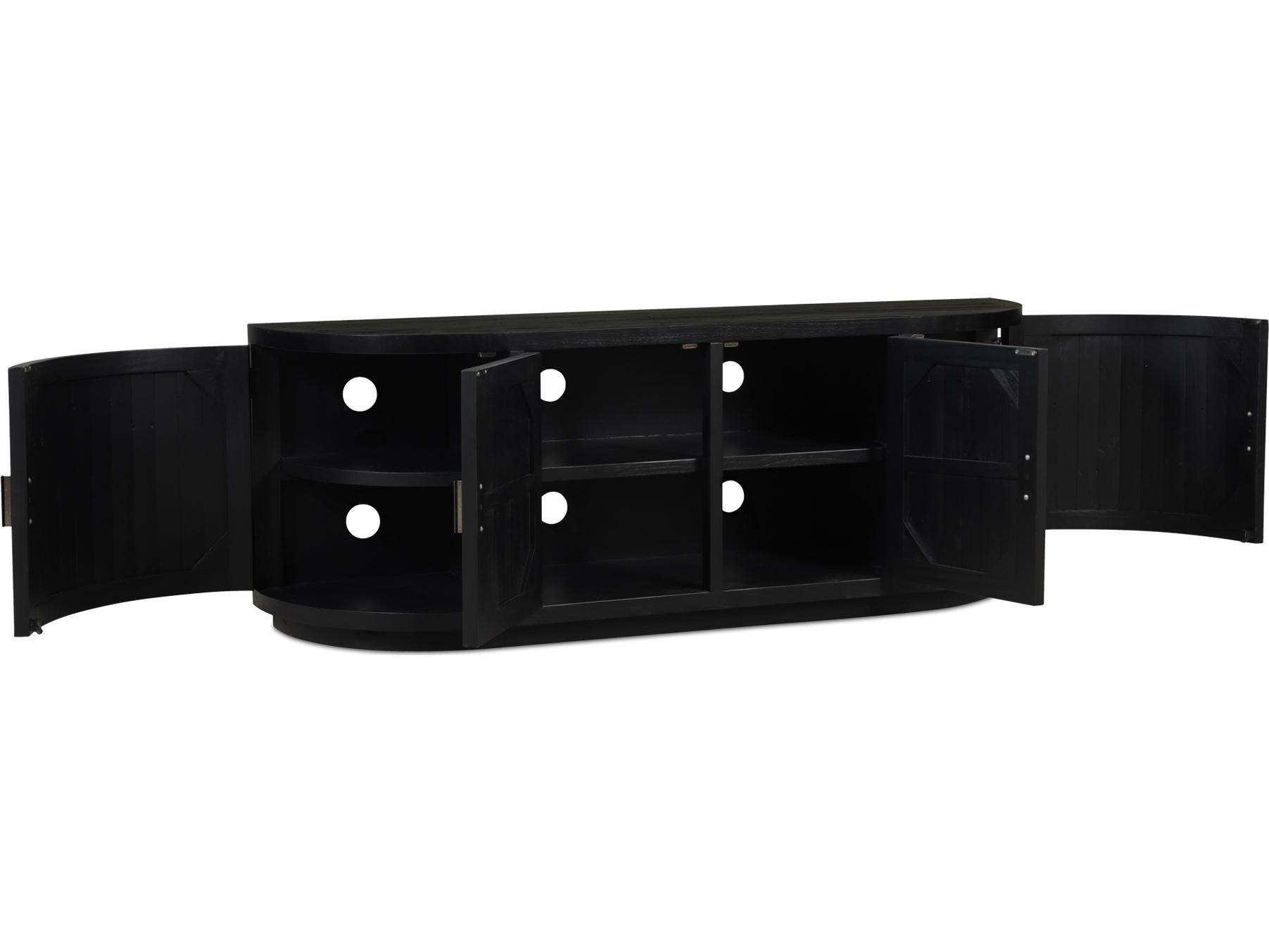 Moe's Home Nicola 71" Media Cabinet Black