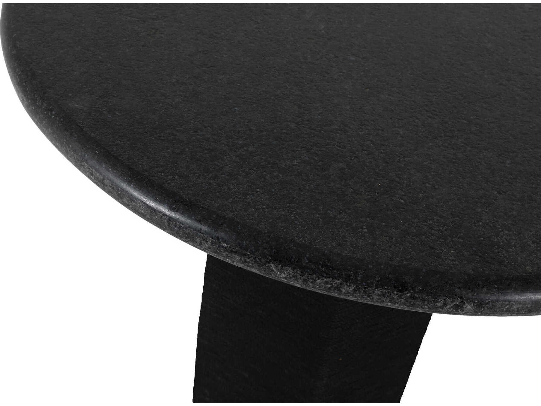 Moe's Home Sartoria Oval Stone Black Dining Table