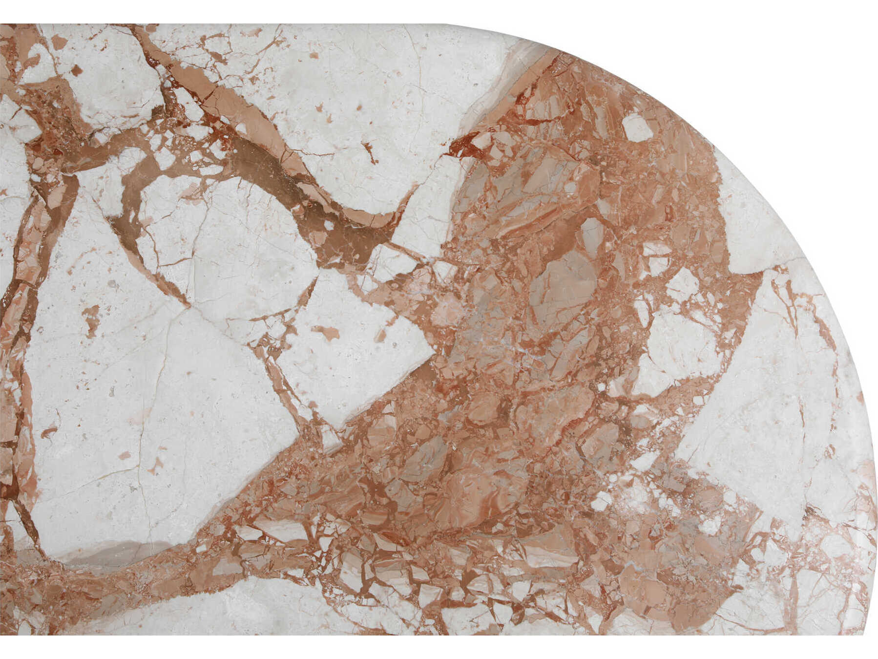 Moe's Home Sartoria Oval Marble Beige Dining Table