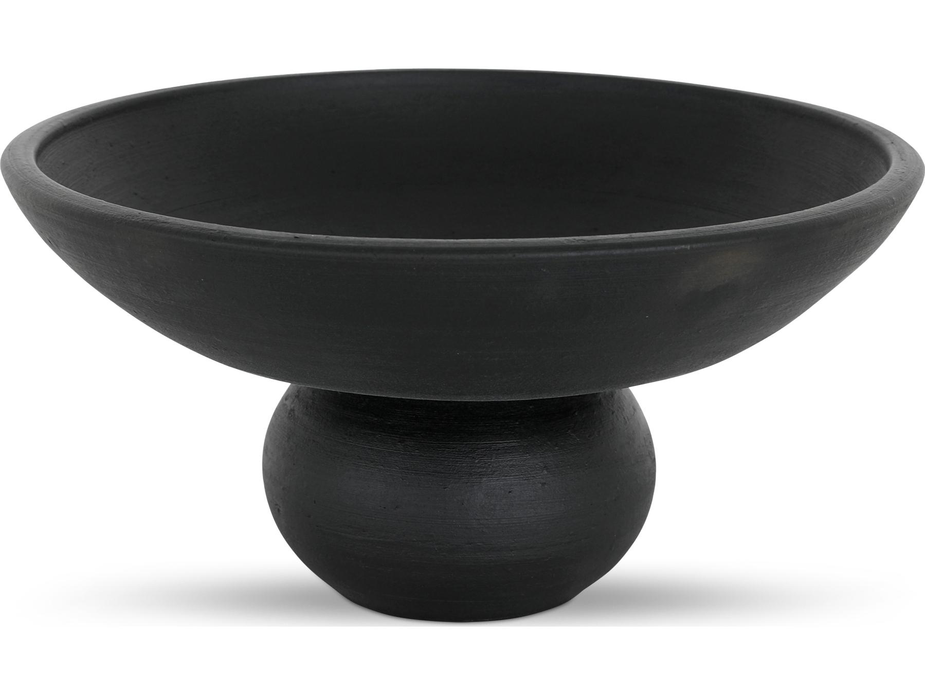 Moe's Home Asha Black Terracotta Decorative Bowl