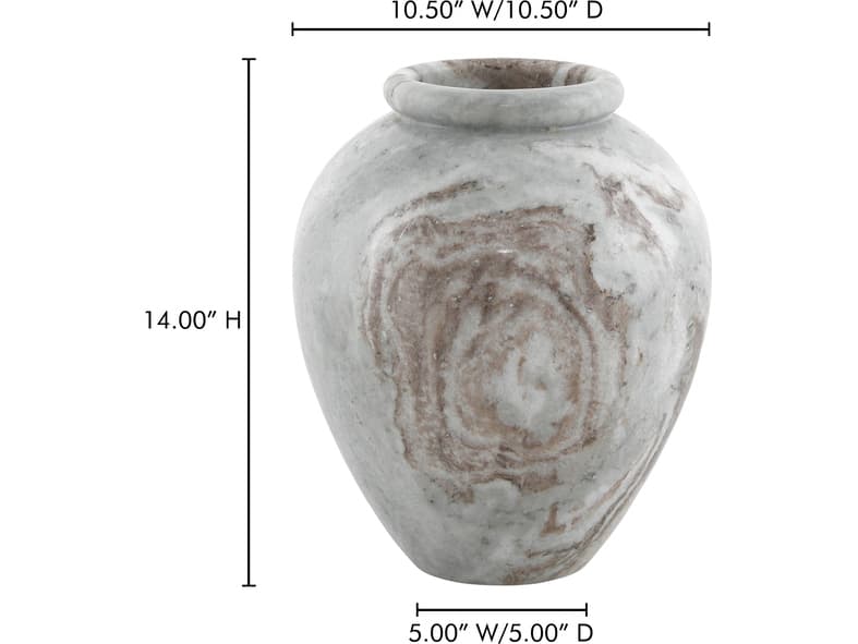 Moe's Home Didion Torrento Marble Vase
