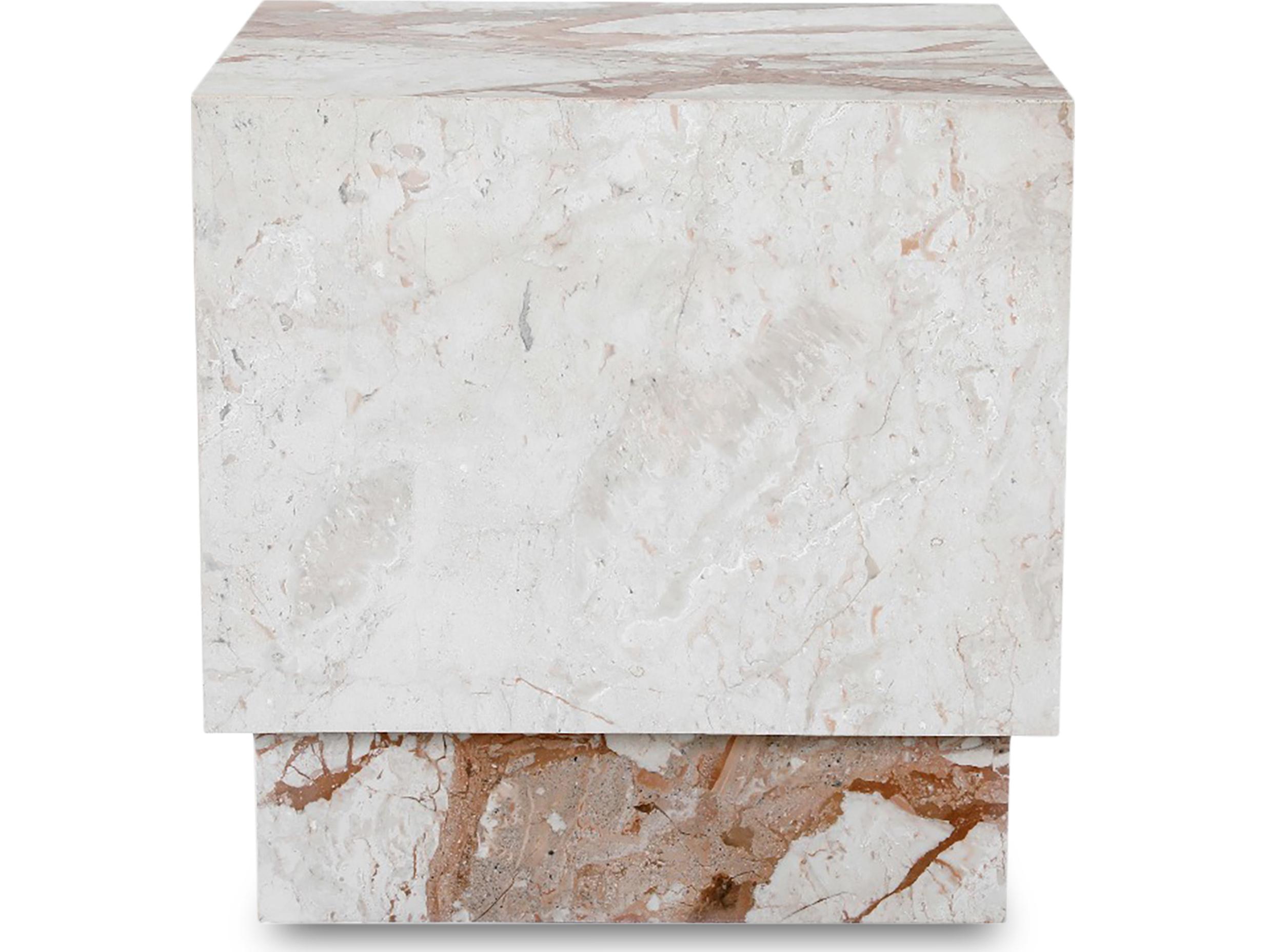 Moe's Home Layla Square Marble End Table