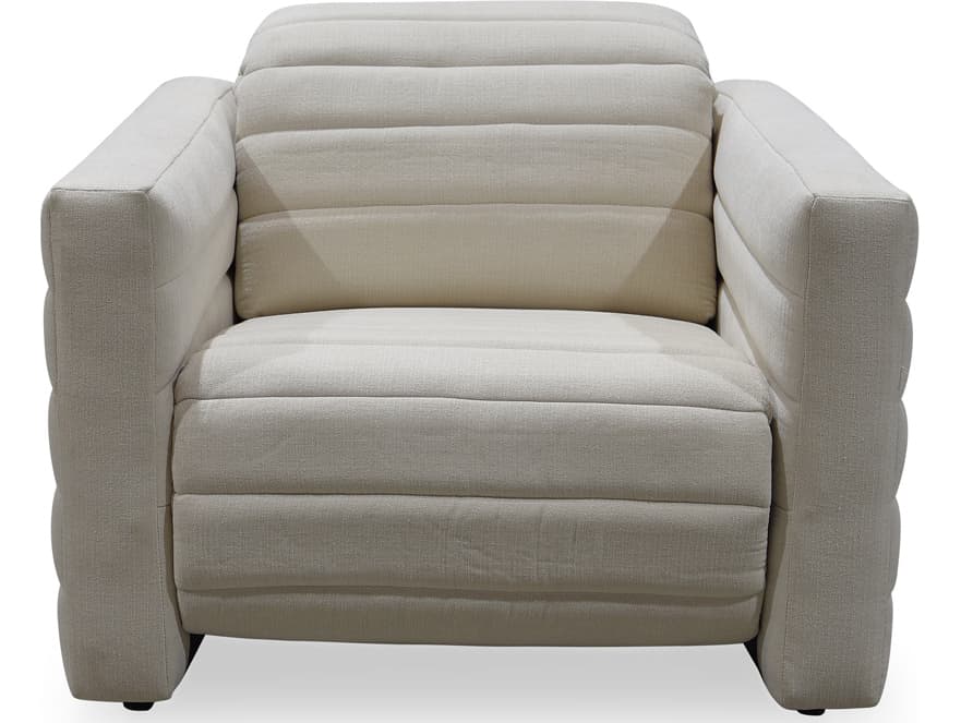 Moe's Home Juno White Recliner Leather Chair