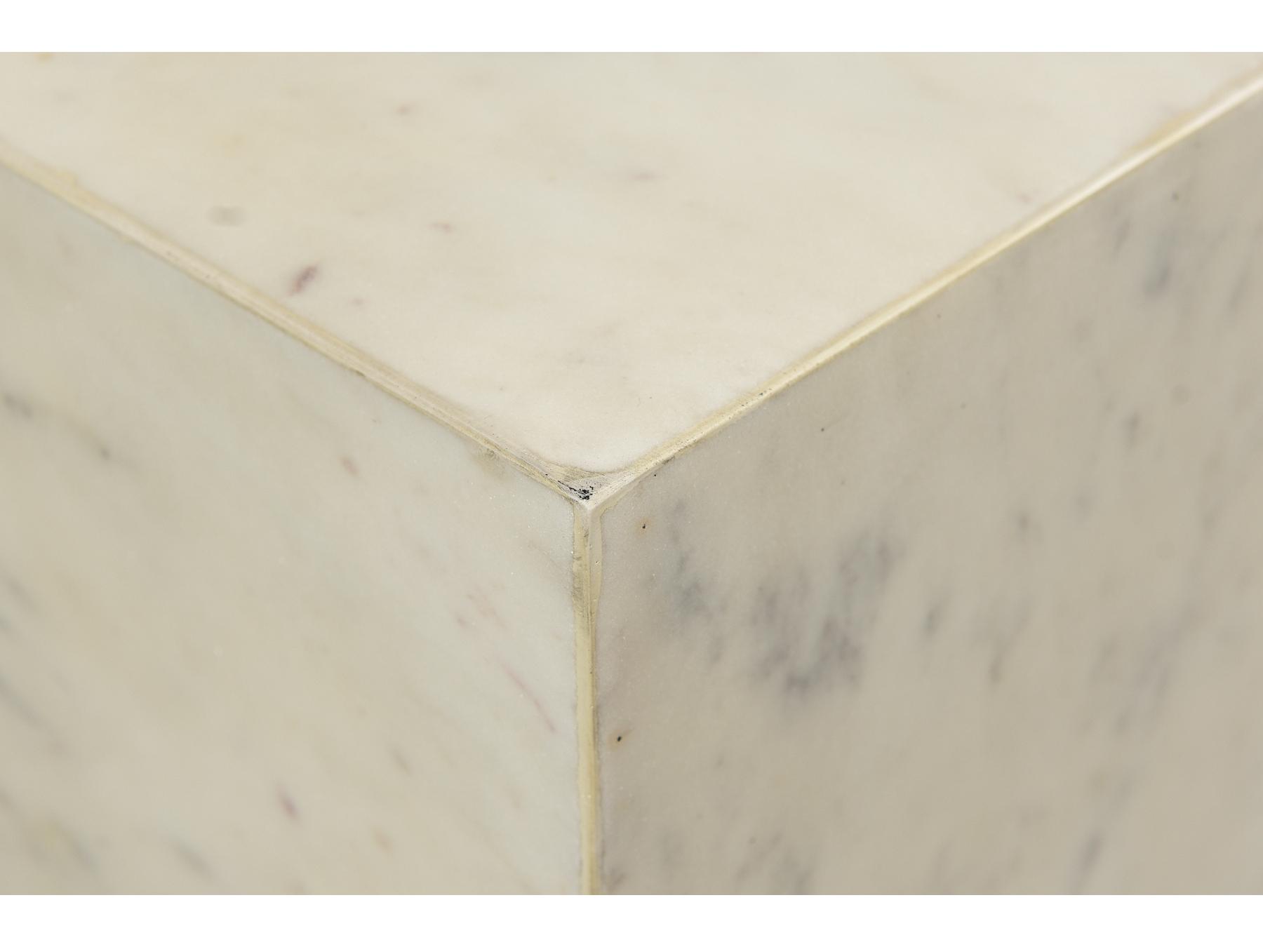 Moe's Home Square Marble White Coffee Table