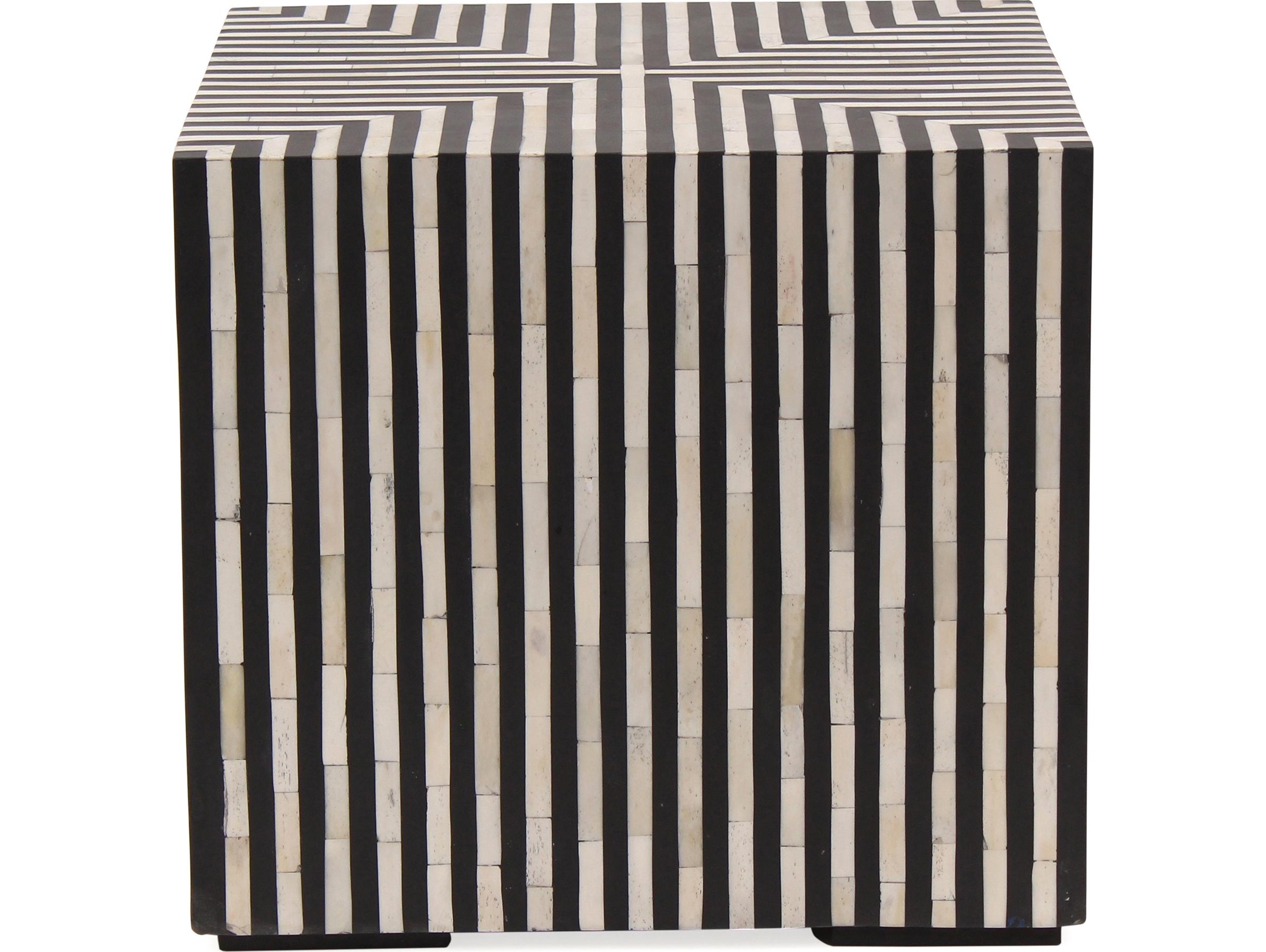 Moe's Home Square Resin Multicolor End Table