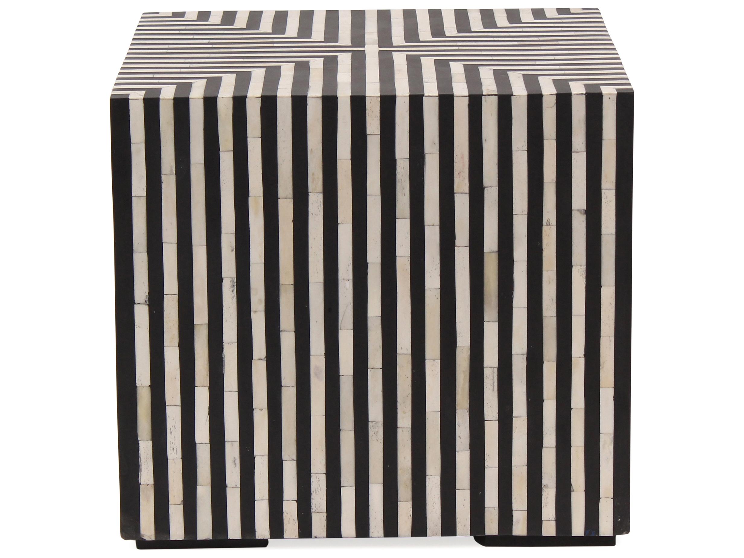 Moe's Home Square Resin Multicolor End Table