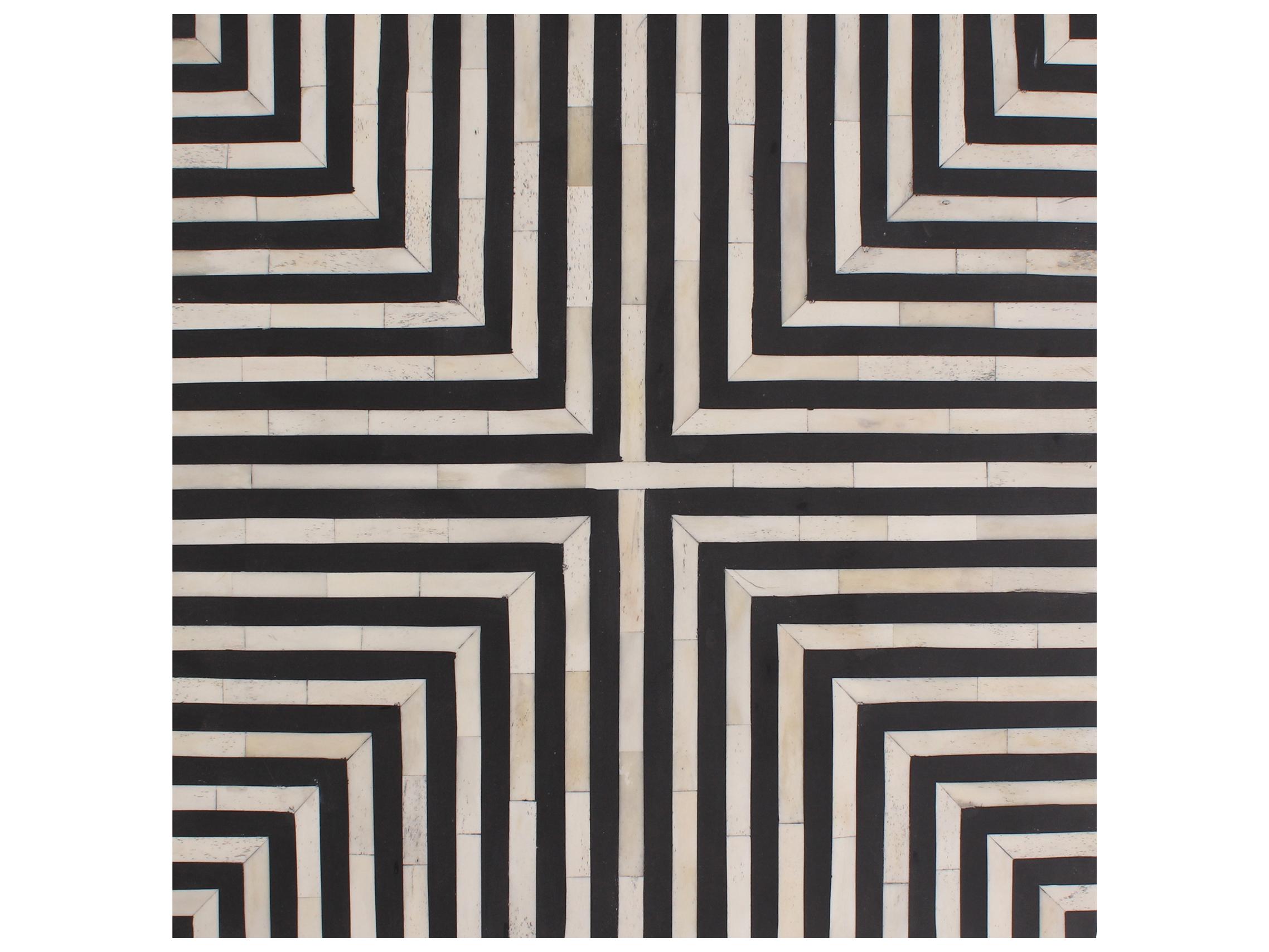 Moe's Home Square Resin Multicolor End Table