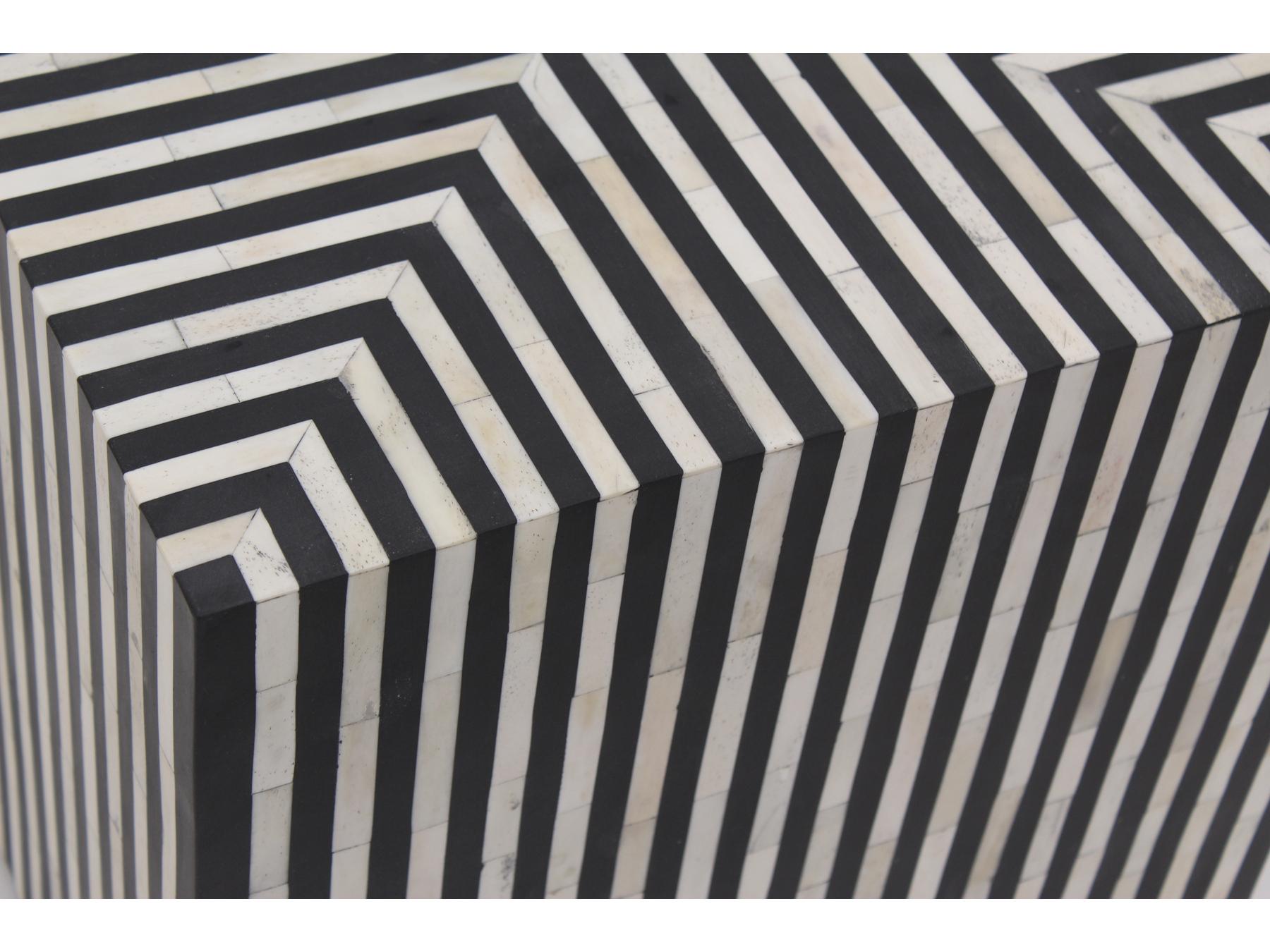 Moe's Home Square Resin Multicolor End Table