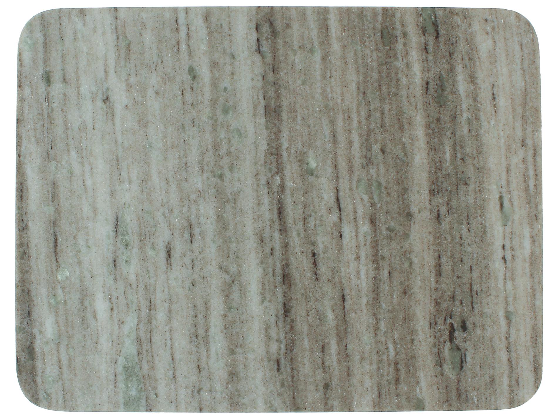 Moe's Home Tullia Rectangular Marble Taupe End Table