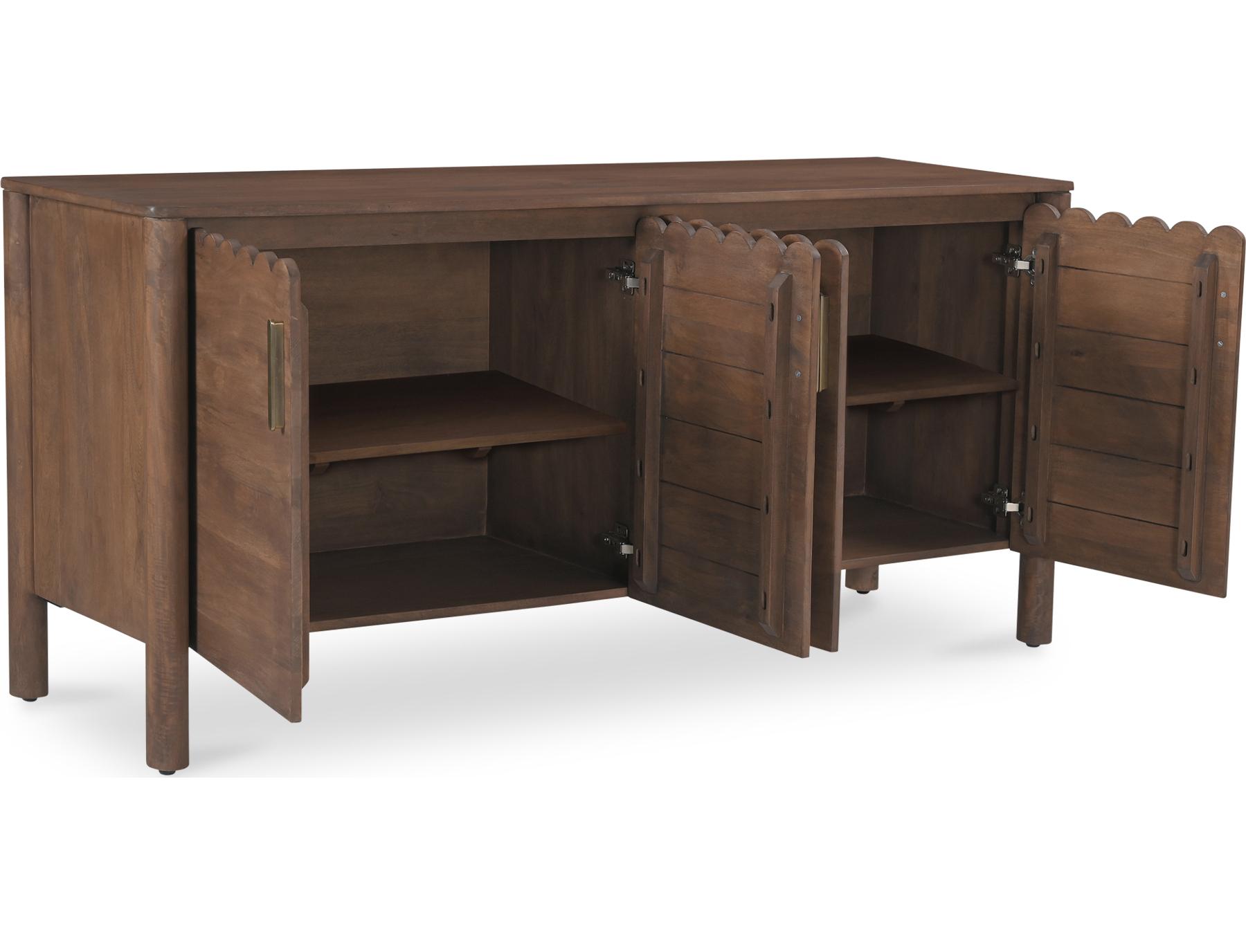 Moe's Home Wiley 67" Mango Wood Brown Sideboard