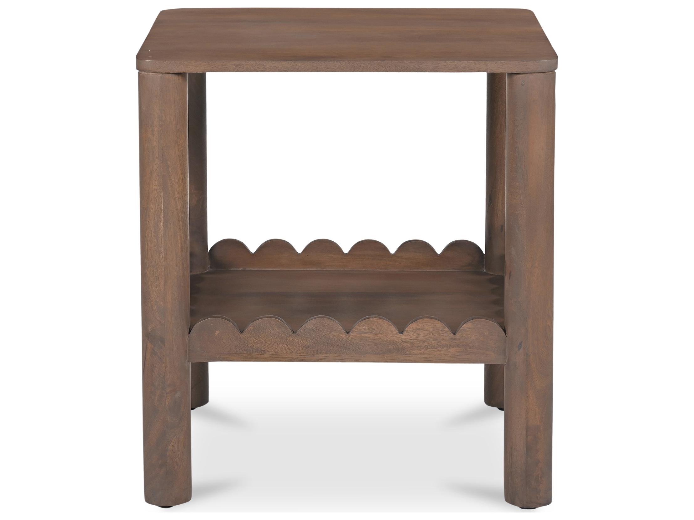 Moe's Home Wiley Square Wood Brown End Table