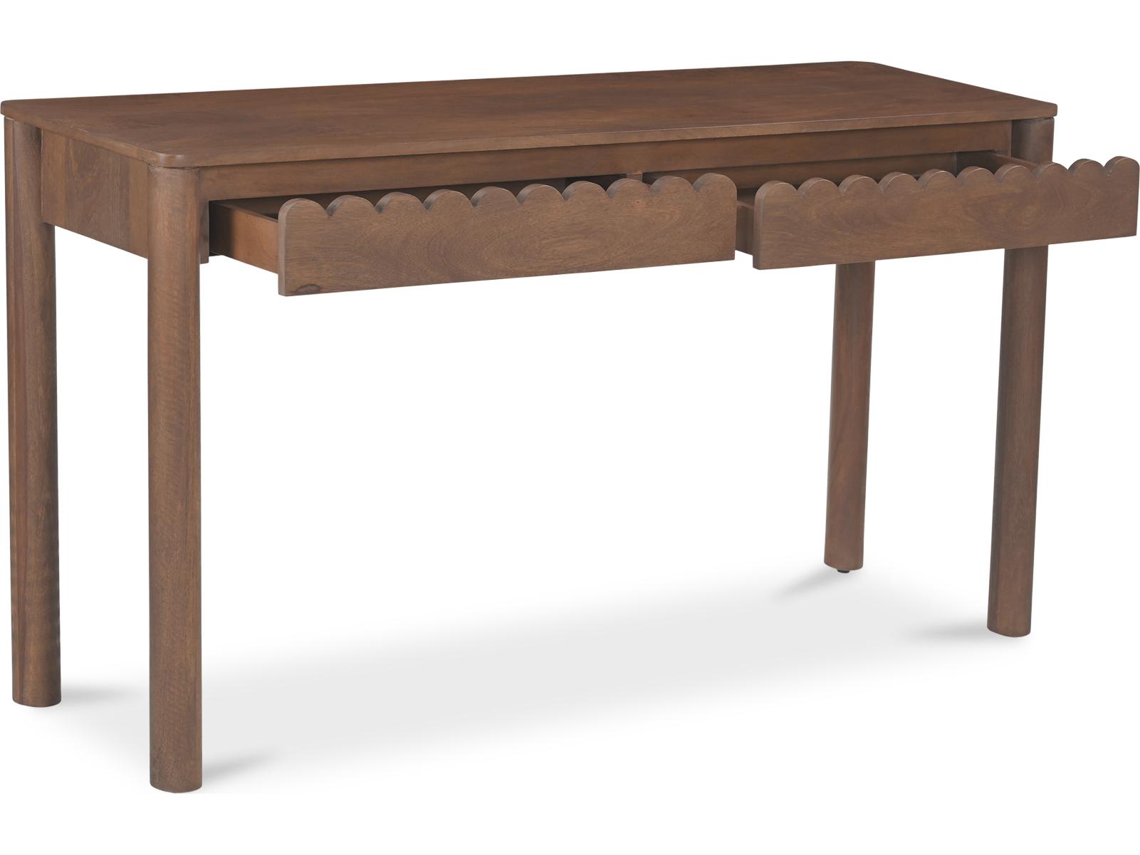 Moe's Home Wiley Rectangular Wood Brown Console Table