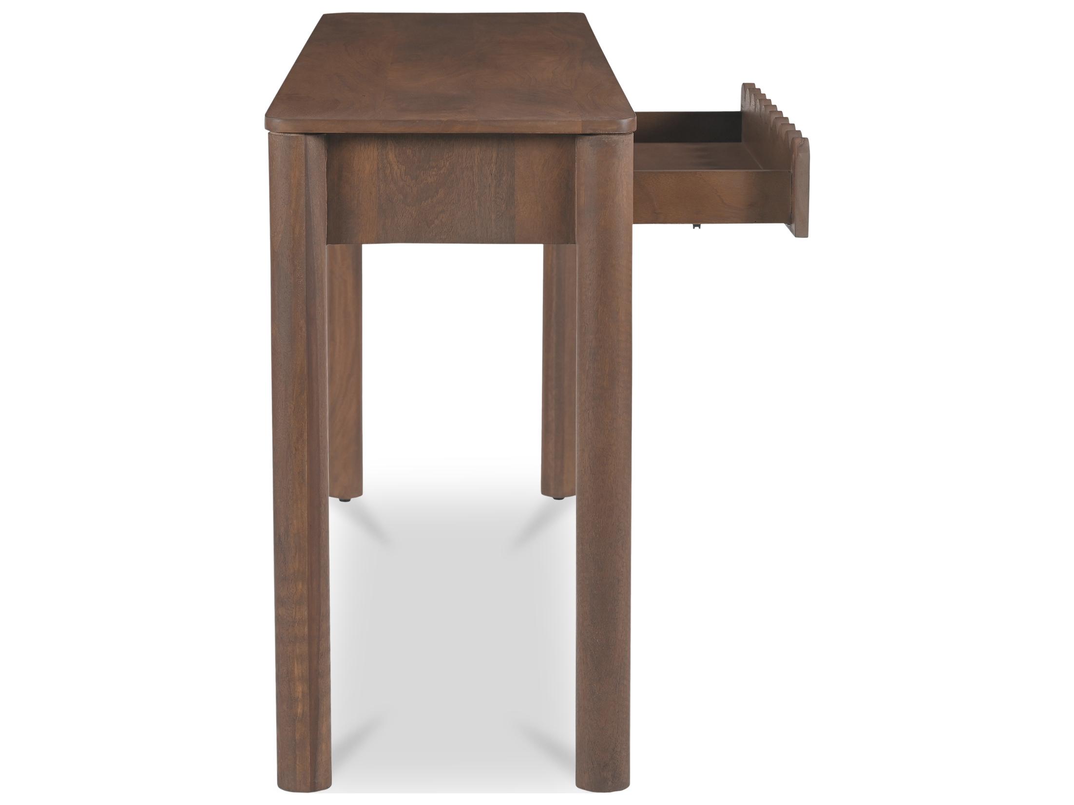 Moe's Home Wiley Rectangular Wood Brown Console Table