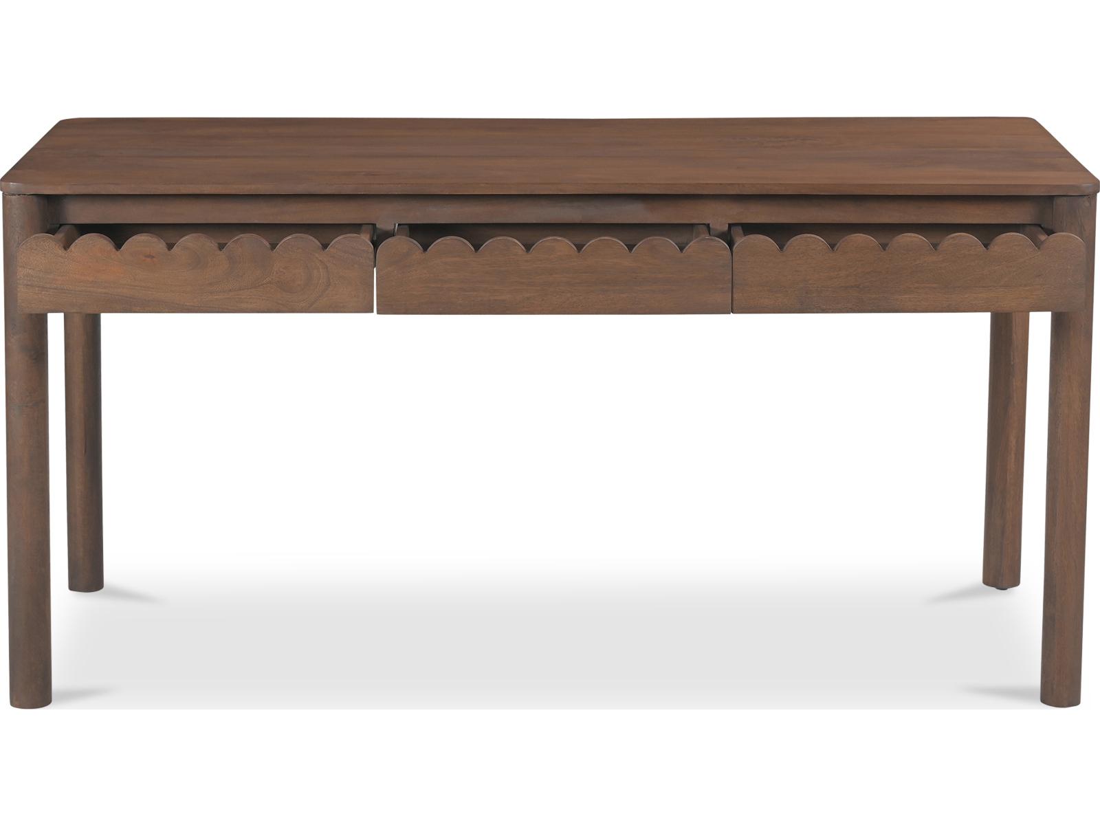 Moe's Home Wiley Brown Mango Wood Writing Desk