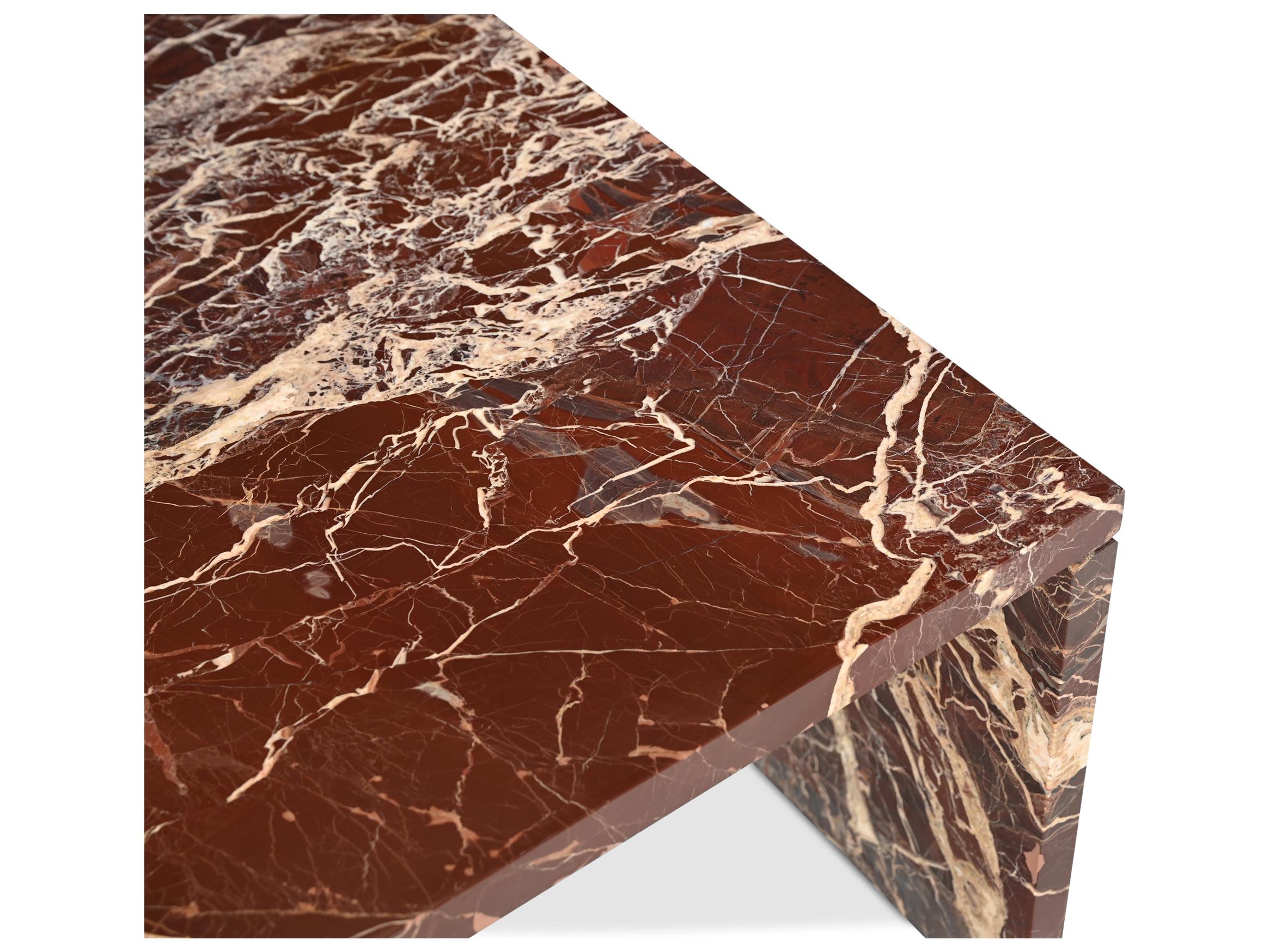 Moe's Home Rosa Rectangular Marble Coffee Table