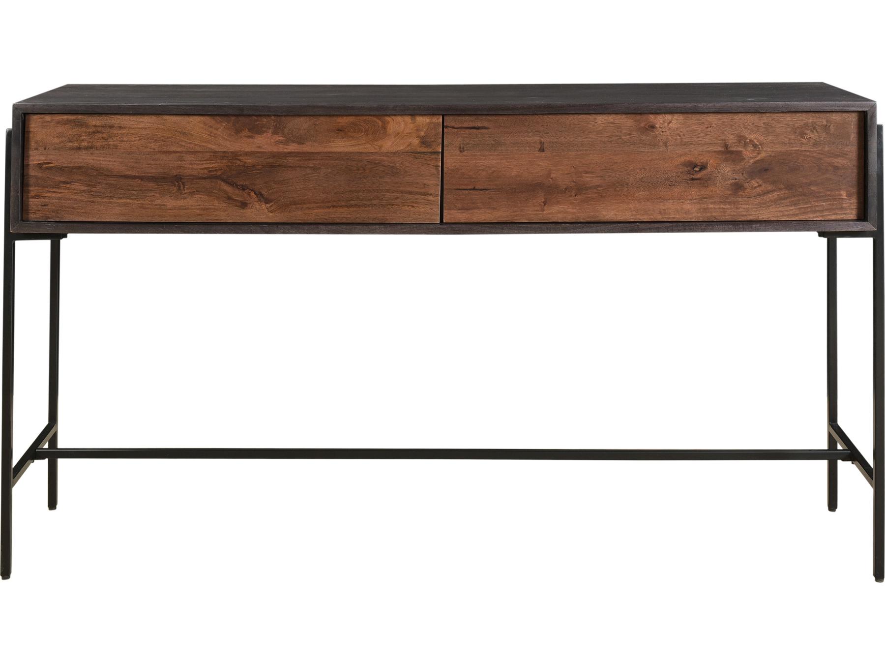 Moe's Home Tobin Rectangular Wood Light Brown Console Table