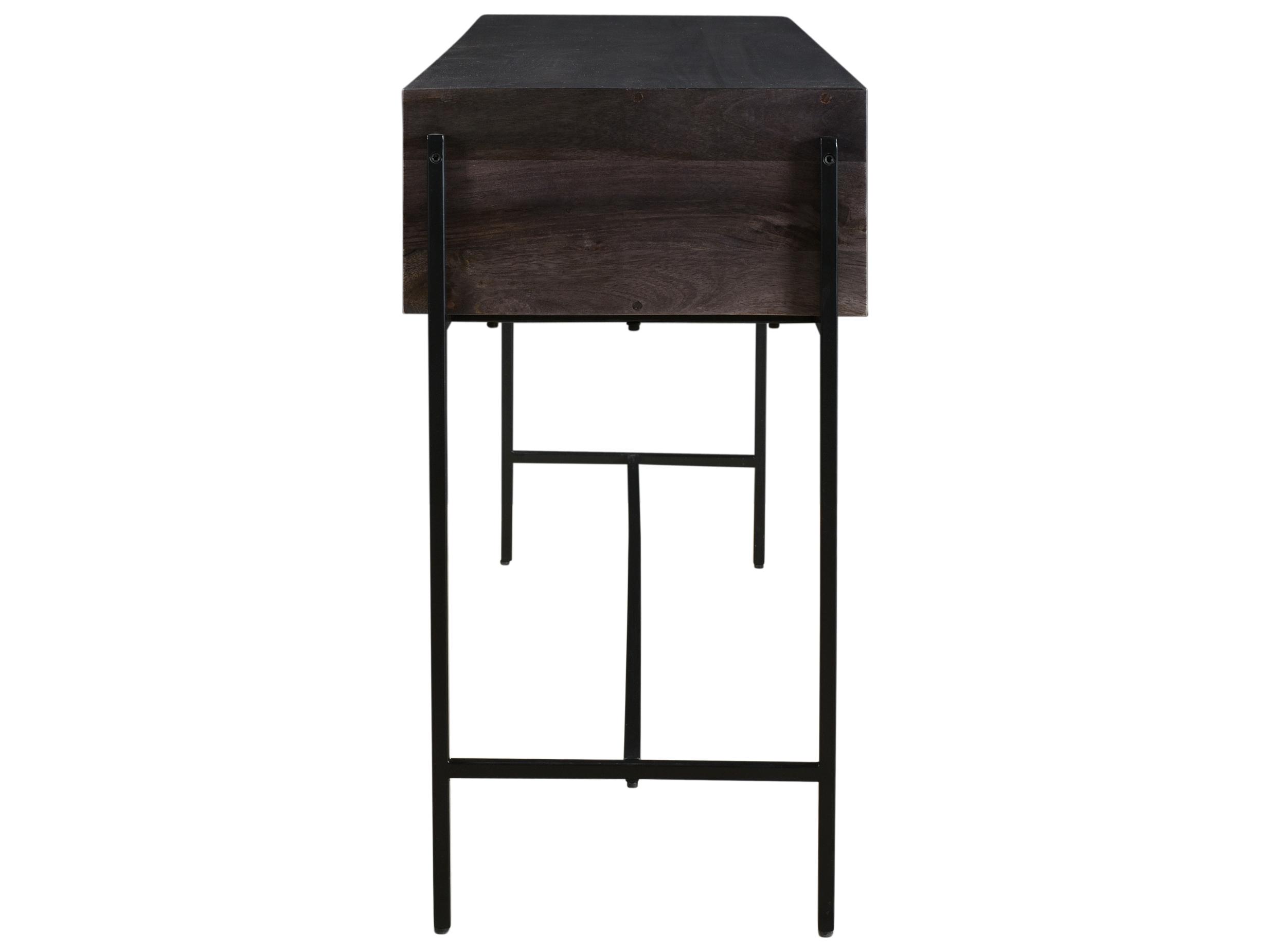 Moe's Home Tobin Rectangular Wood Light Brown Console Table