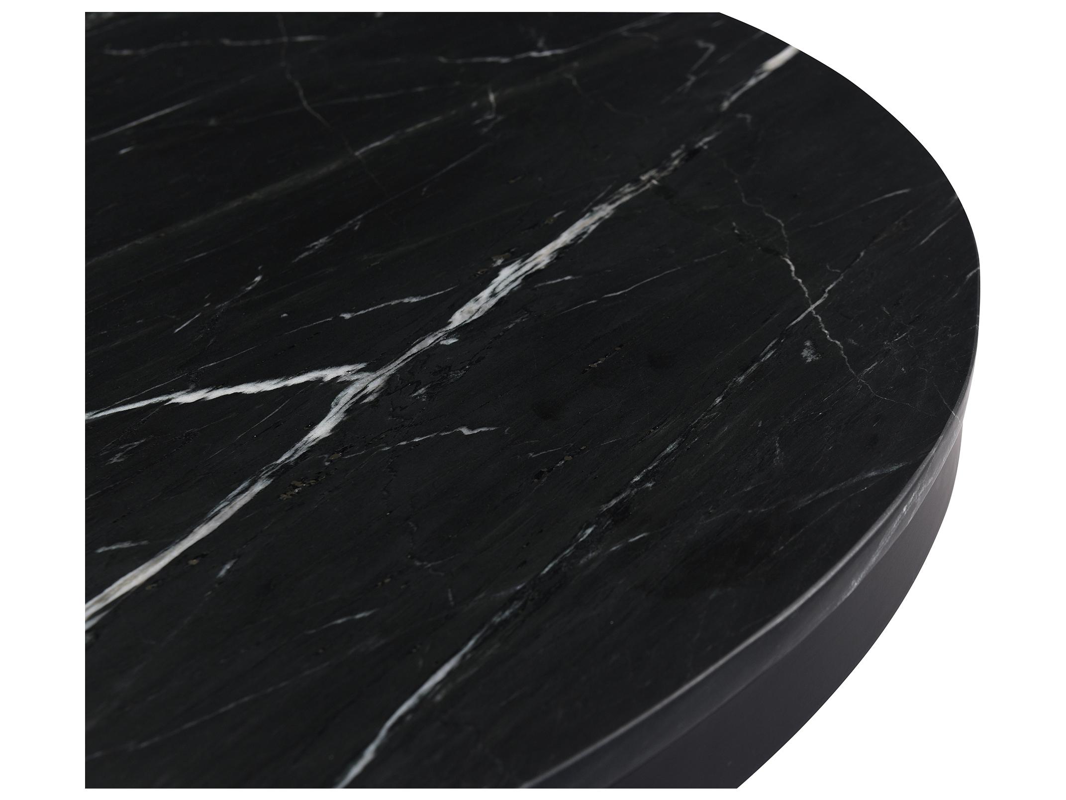 Moe's Home Tower Dining Table Black Marble