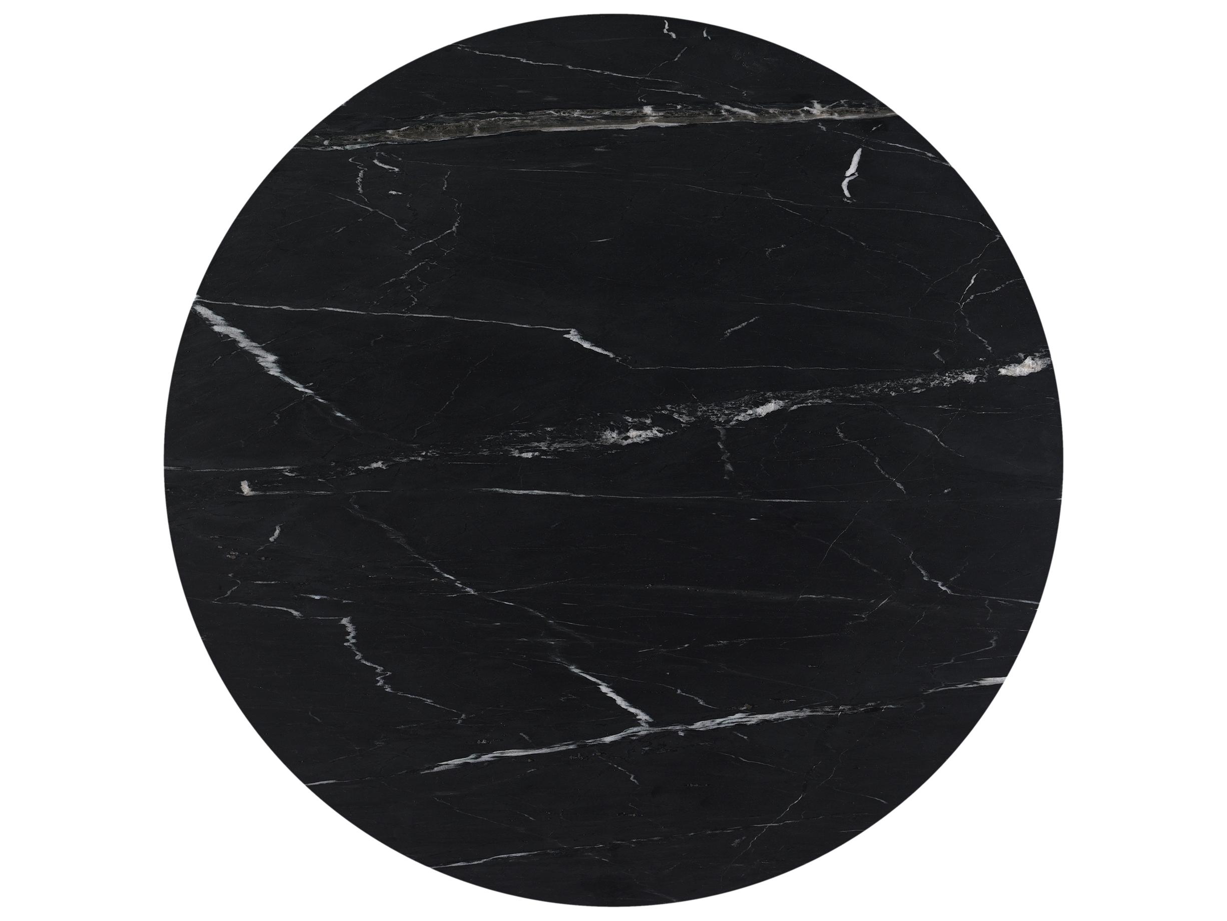Moe's Home Tower Dining Table Black Marble